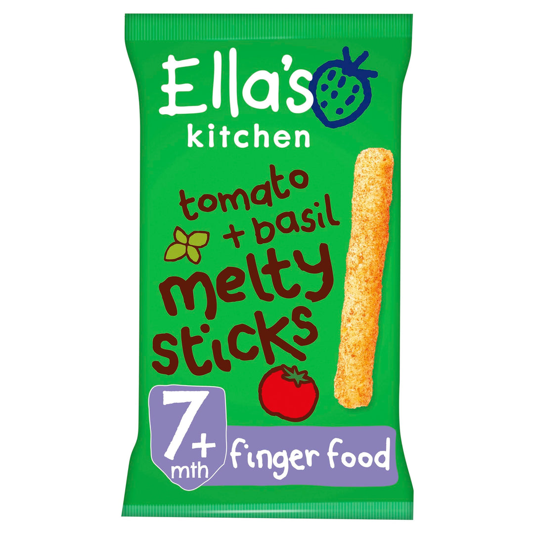 Ella's Kitchen - Tomato and Basil Melty Sticks, 16g