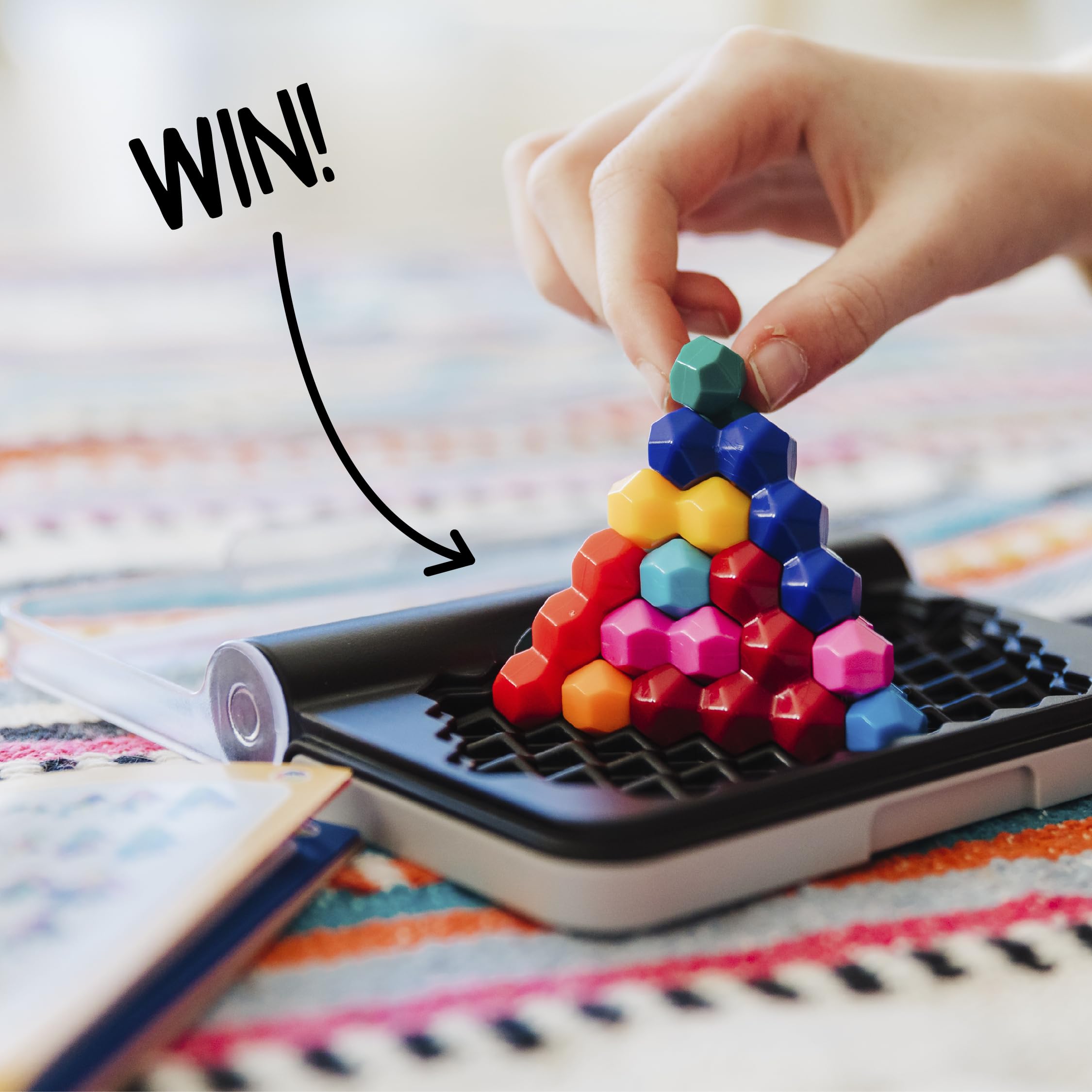 SmartGames IQ Six PRO Electronic Game | Portable | Multicolor | 1 Player 4