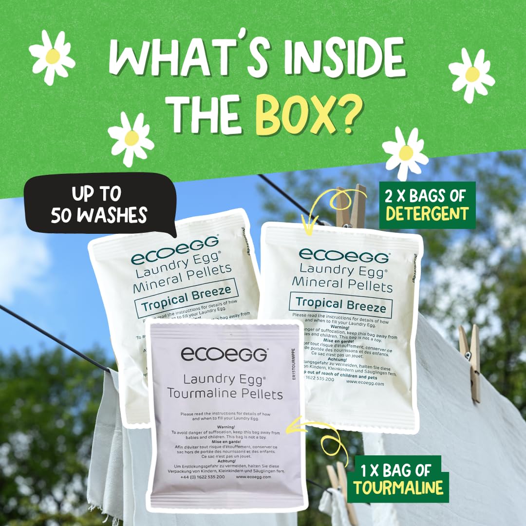 Ecoegg - Laundry Egg Refill Pellets 50 Washes Tropical Breeze