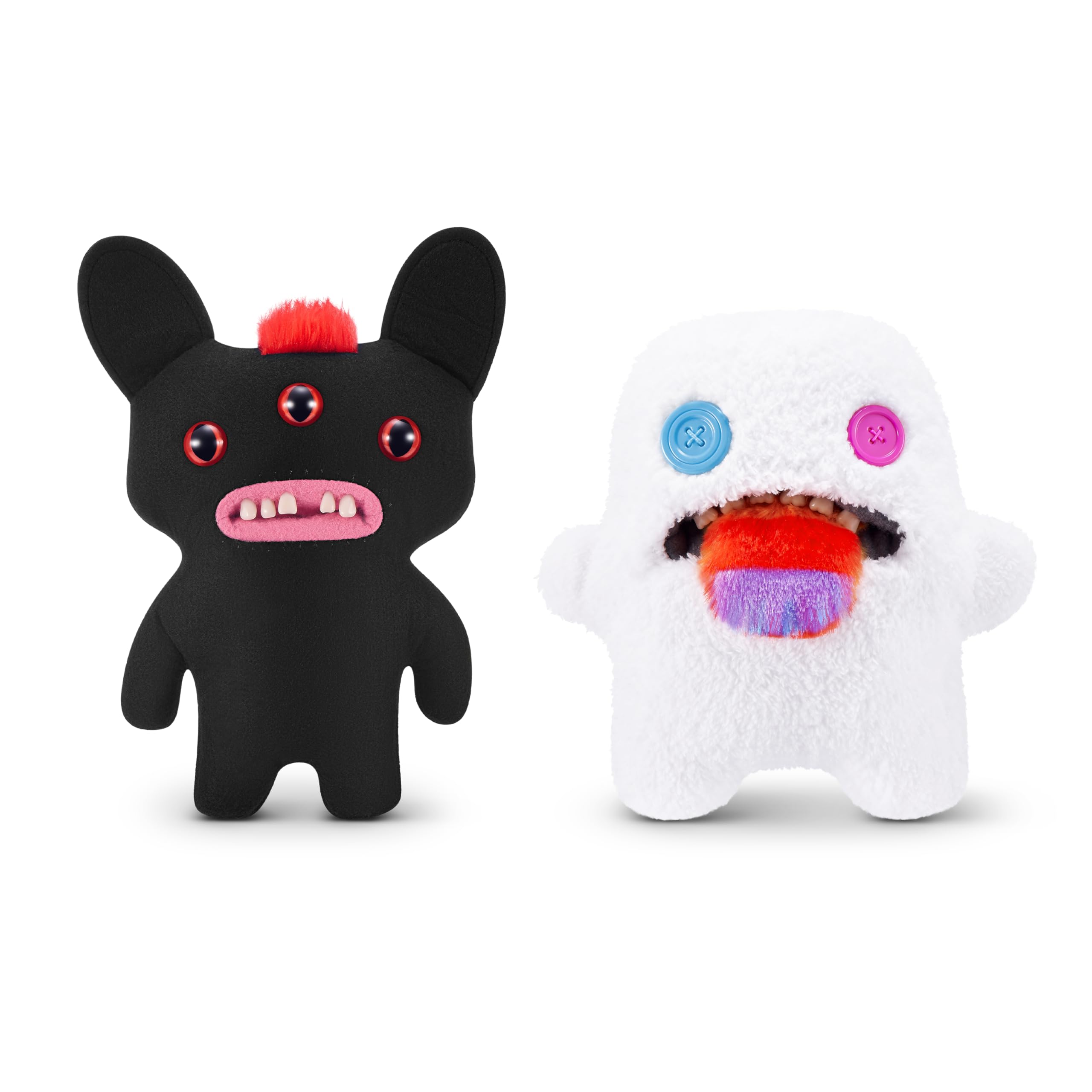 Fuggler Hairy Fuggs 2 Pack - 9-inch Funny Ugly Monster Plush Toys by ZURU 1