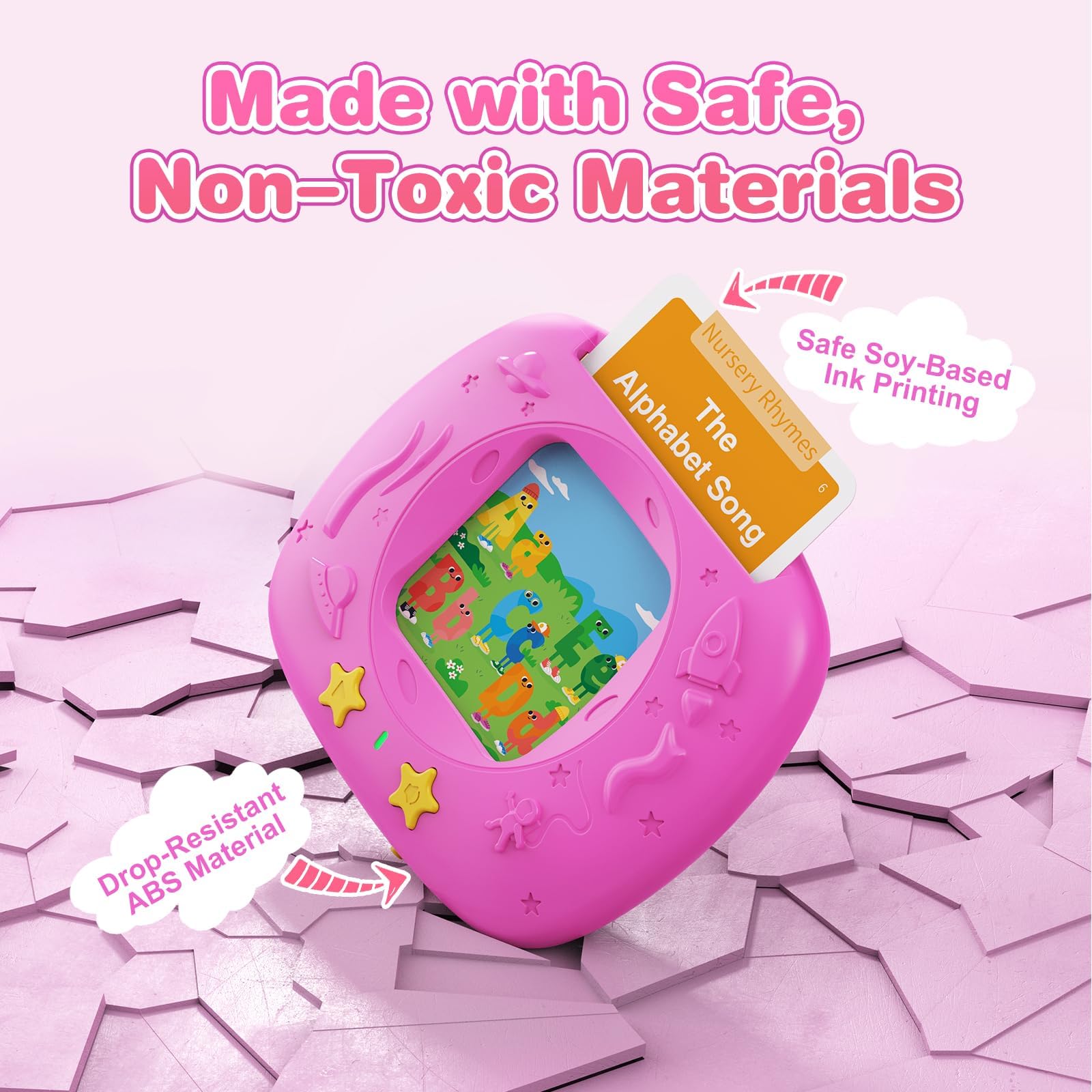 HOMESTEC Toddlers Talking Flash Cards - 144 English Visual Words for Ages 18 Months+ 4