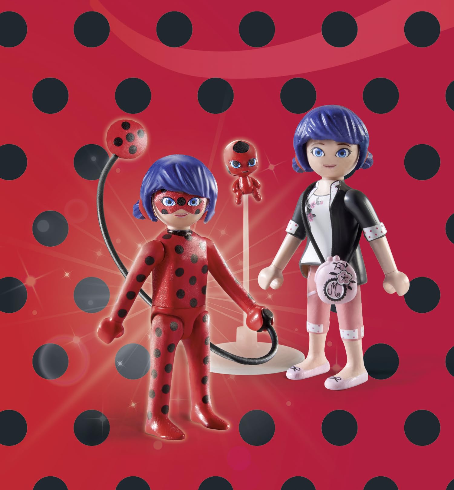 Playmobil Miraculous: Marinette & Ladybug Playset 71336 with Tikki Figure, Ages 4+ 3