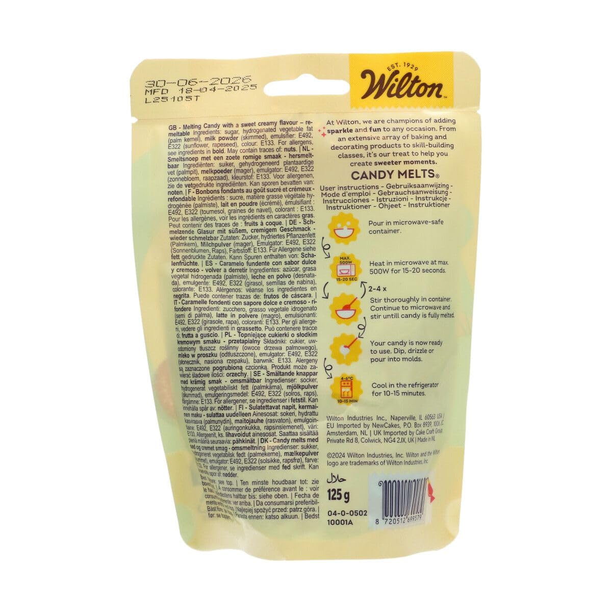 Wilton Candy Melts - Light Blue Melting Candy for Dipping, Drizzling, and Molding | 125g 2