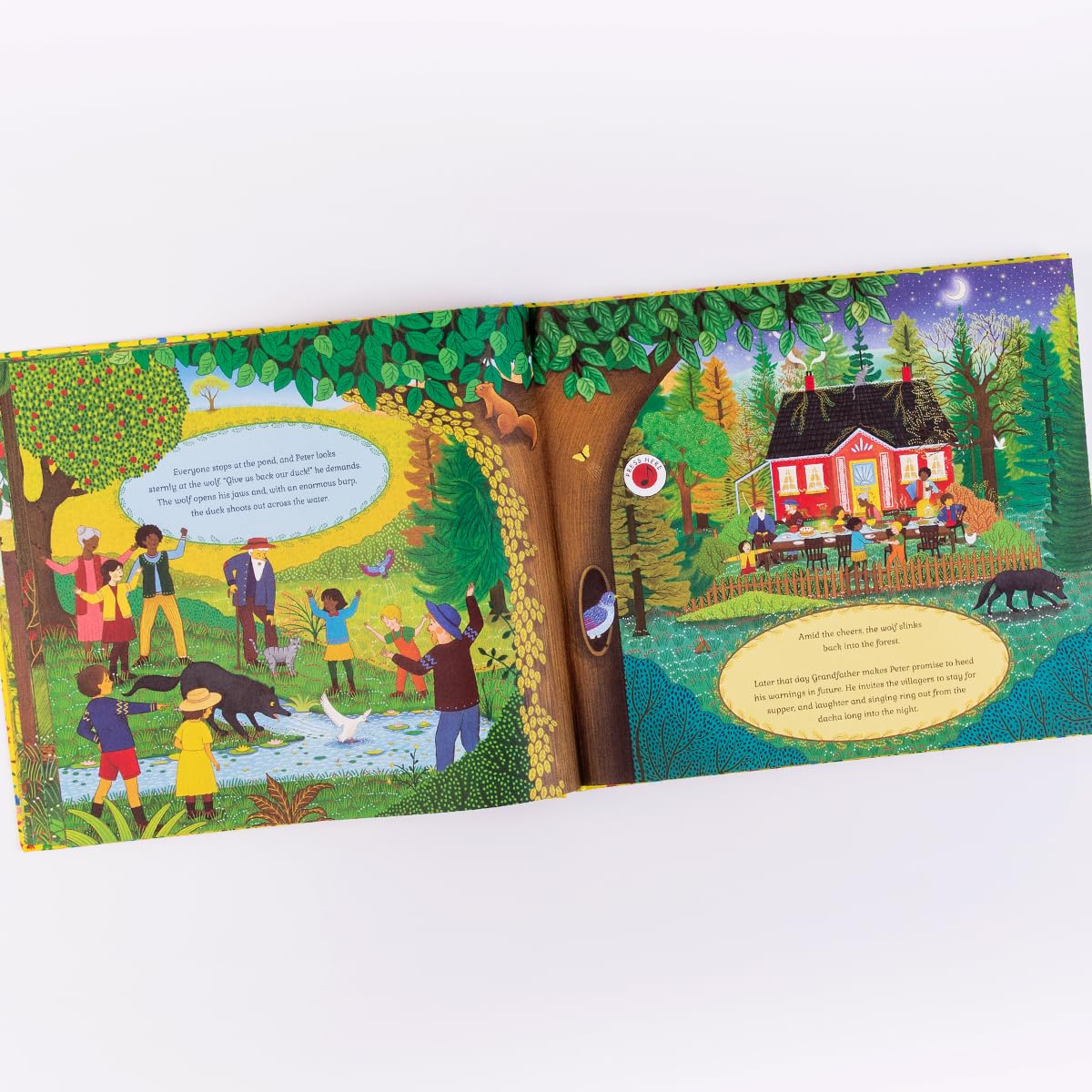 Frances Lincoln The Story Orchestra: Peter and the Wolf - Interactive Sound Book for Ages 2-5