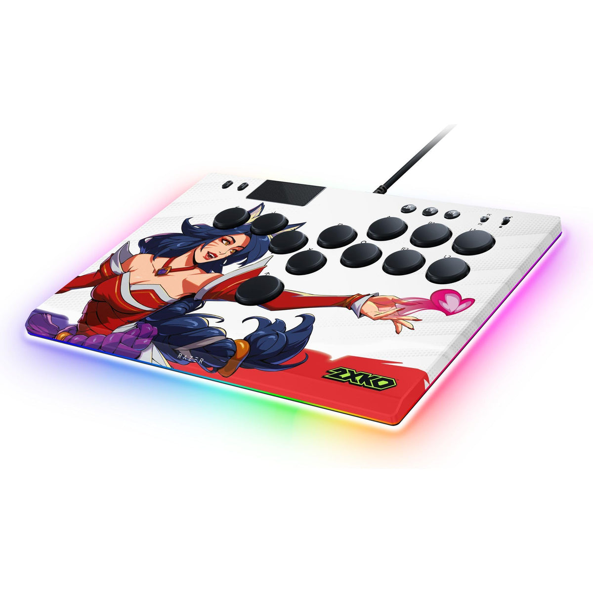 Razer Kitsune 2XKO Edition - Leverless Arcade Controller for PS5 and PC, 16 Buttons