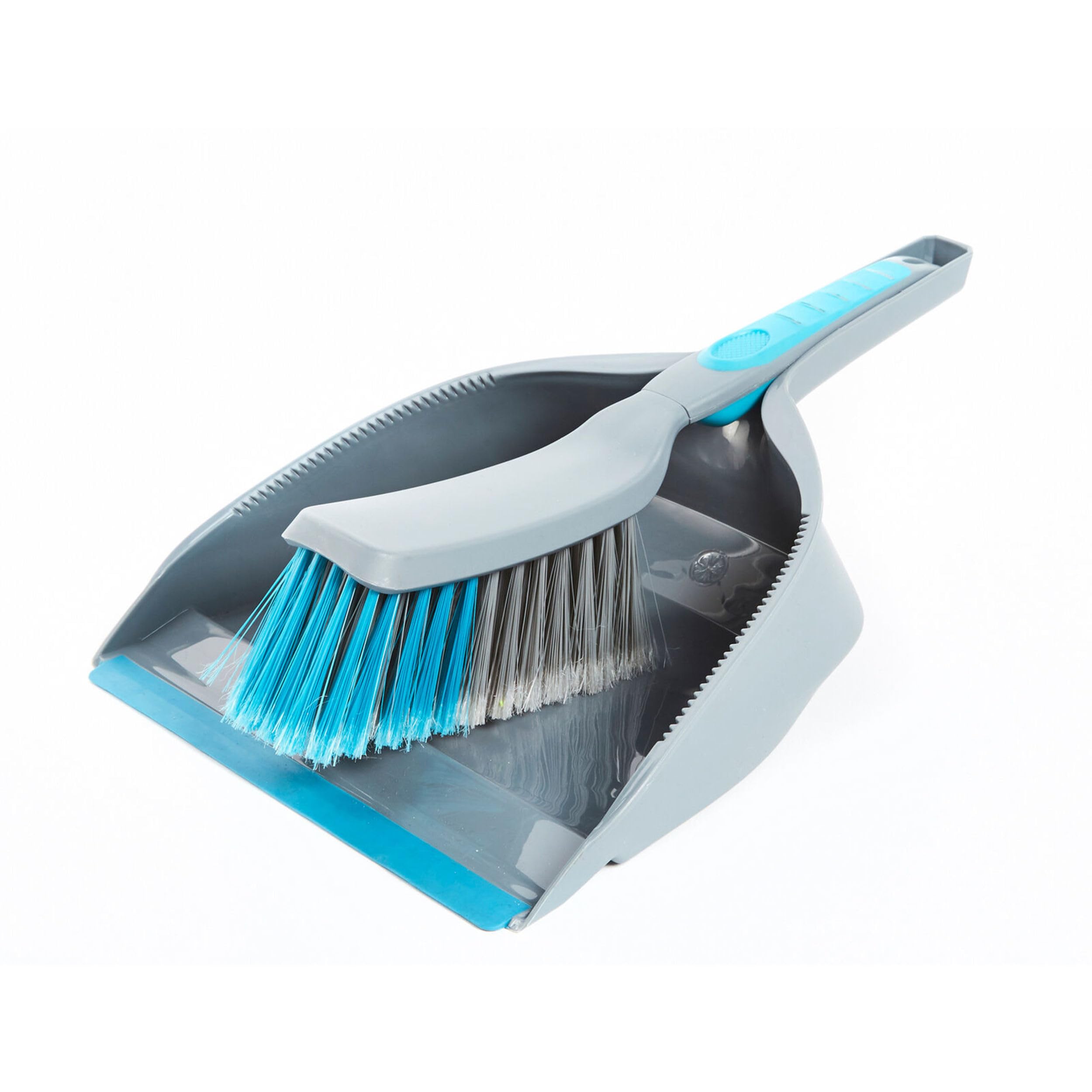 Beldray LA049254 Dustpan and Brush Set - Hardwearing Plastic for Floor Cleaning | Grey/Blue 1