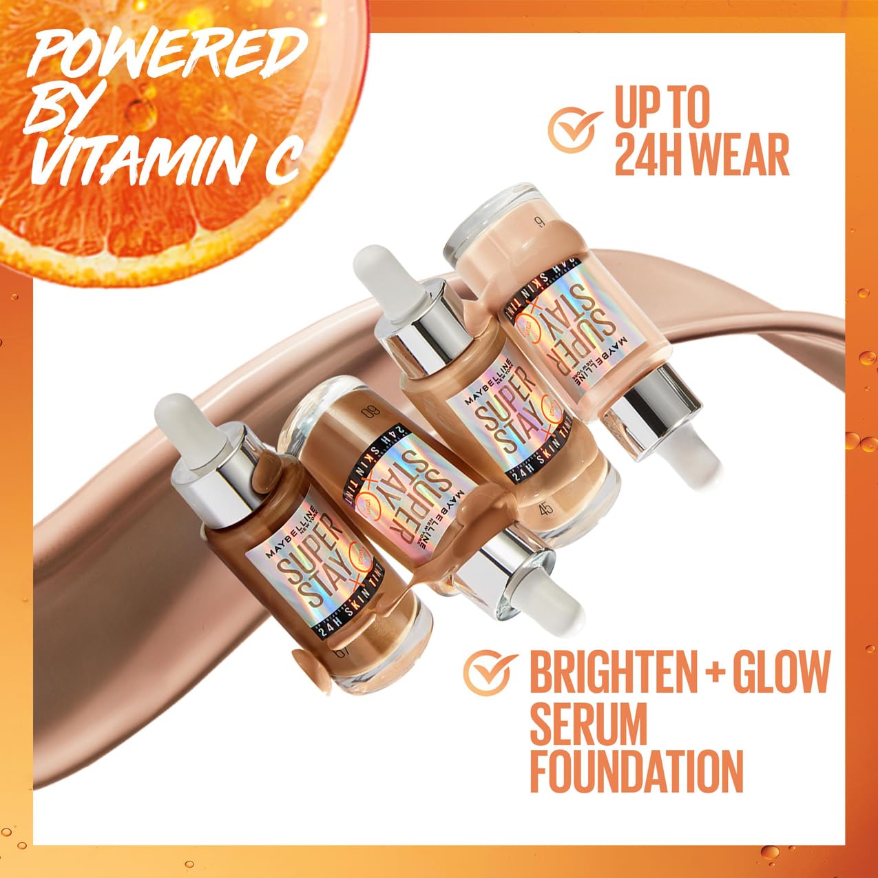 Maybelline - Super Stay Skin Tint Foundation with Vitamin C (30ml) 5