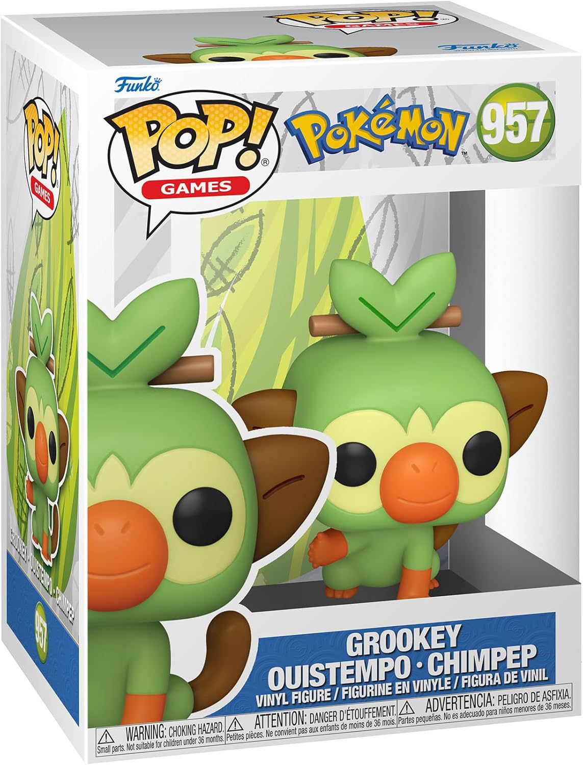 Funko Pop! Games: Pokemon - Grookey Vinyl Figure (70976)