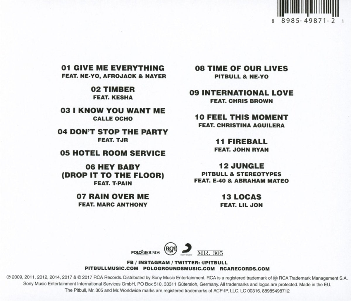 Pitbull - Greatest Hits [CD]