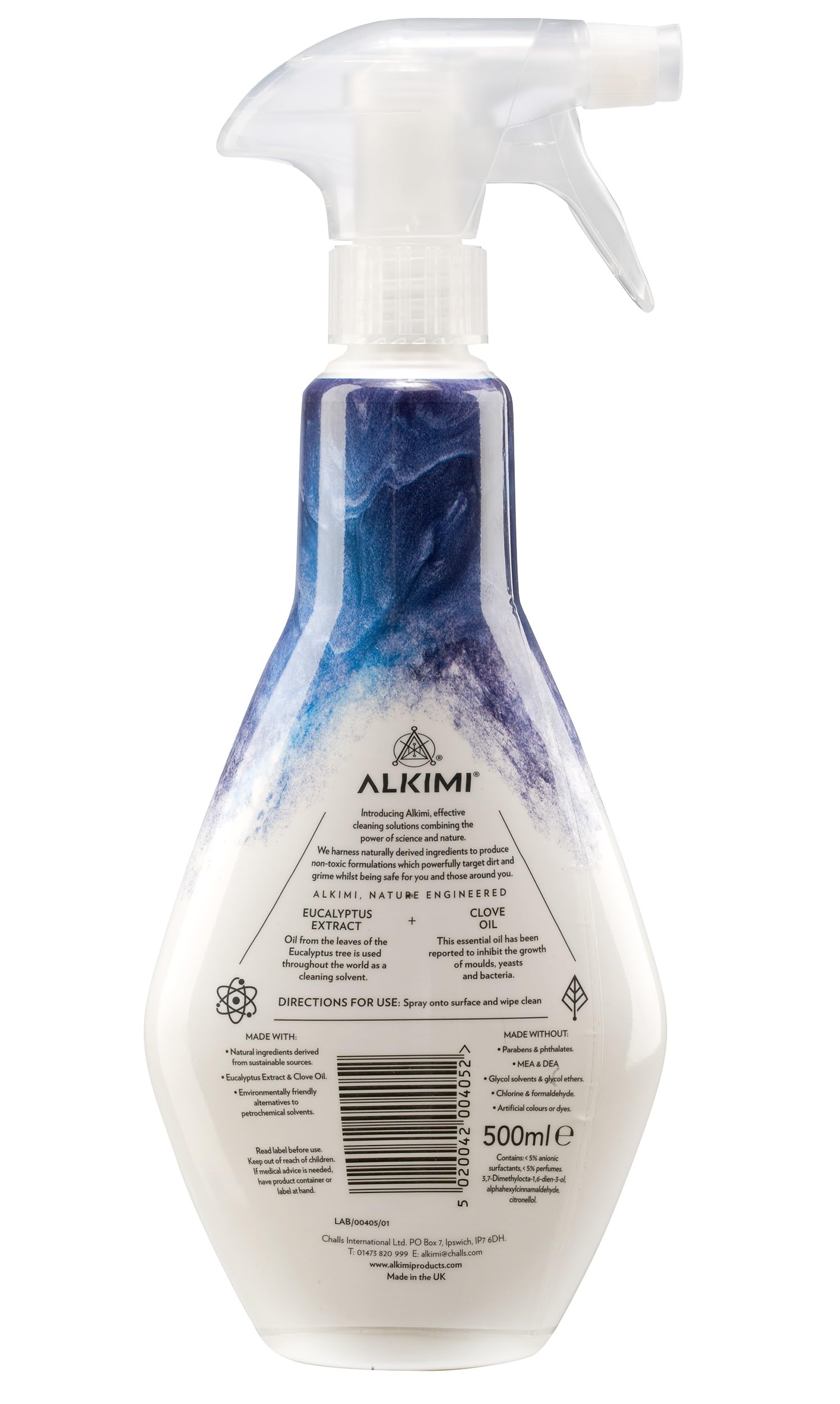 ALKIMI Bathroom Cleaning Spray – Eucalyptus & Clove Oil, Non-Toxic, Streak Free, 500 ml 4