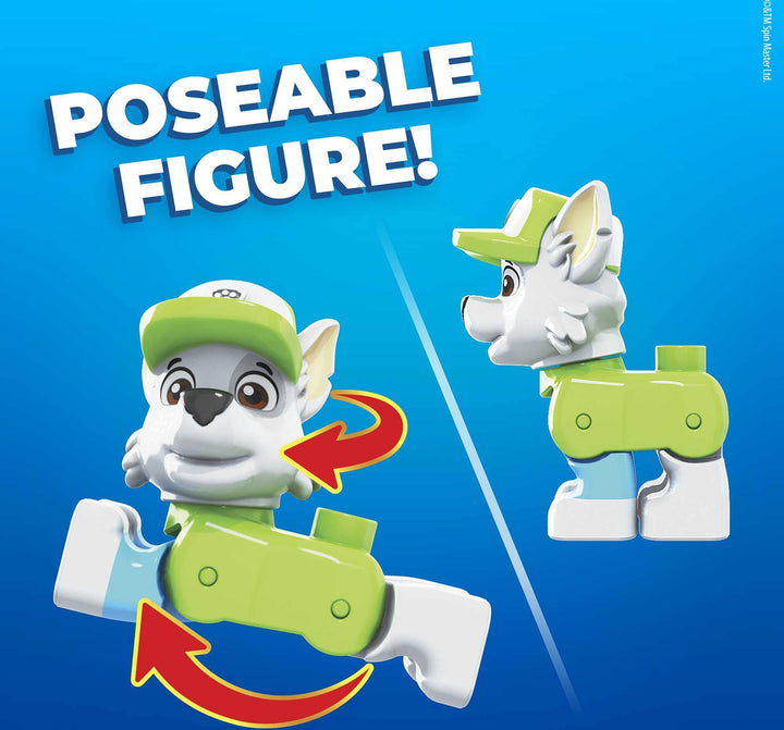 Mattel Mega Bloks Paw Patrol Ensemble de camions de recyclage The Movie Rocky&#39;s City