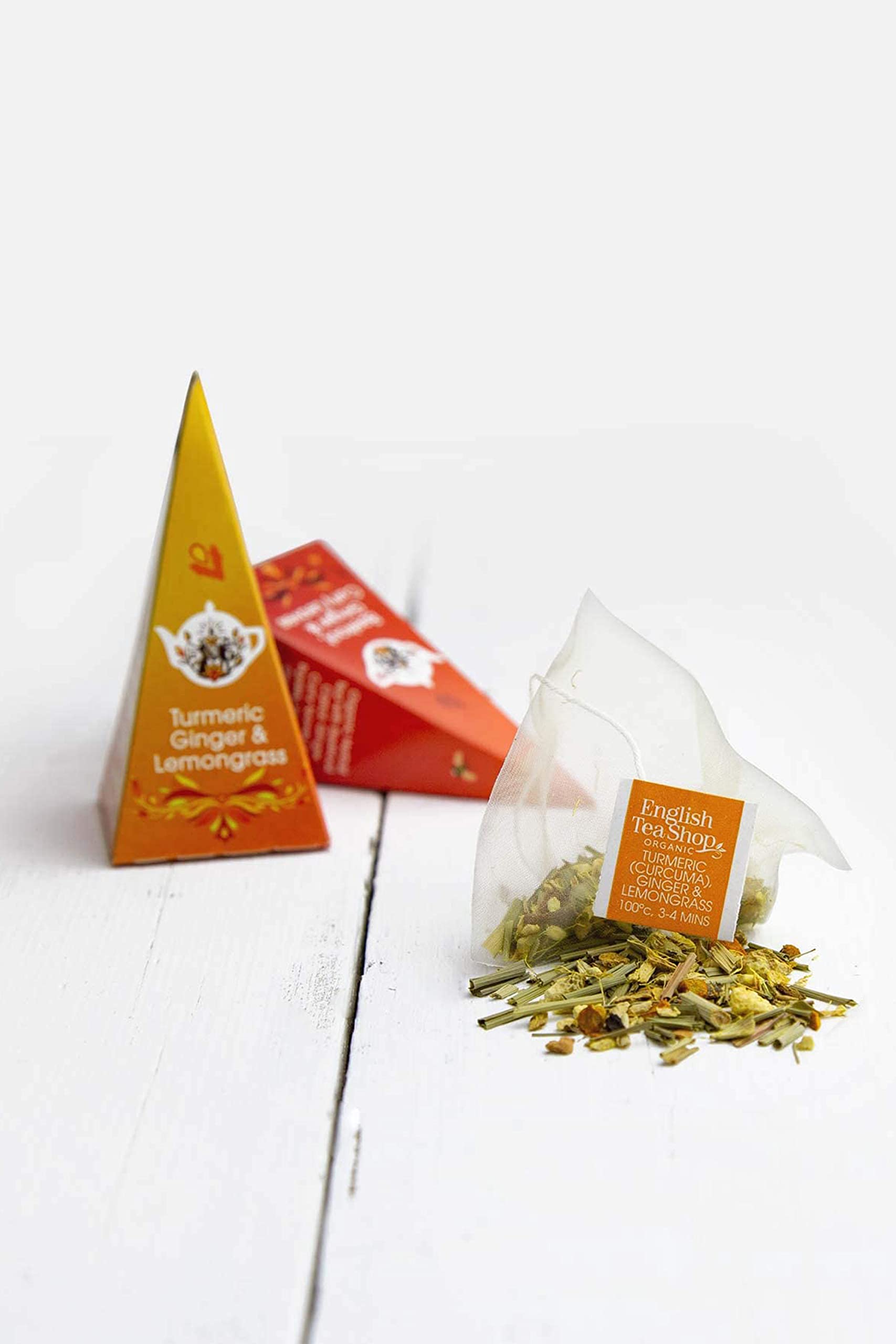 English Tea Shop Super Tea Prism Collection - 12 Fairtrade Organic Pyramid Tea Bags in 6 Flavours 2