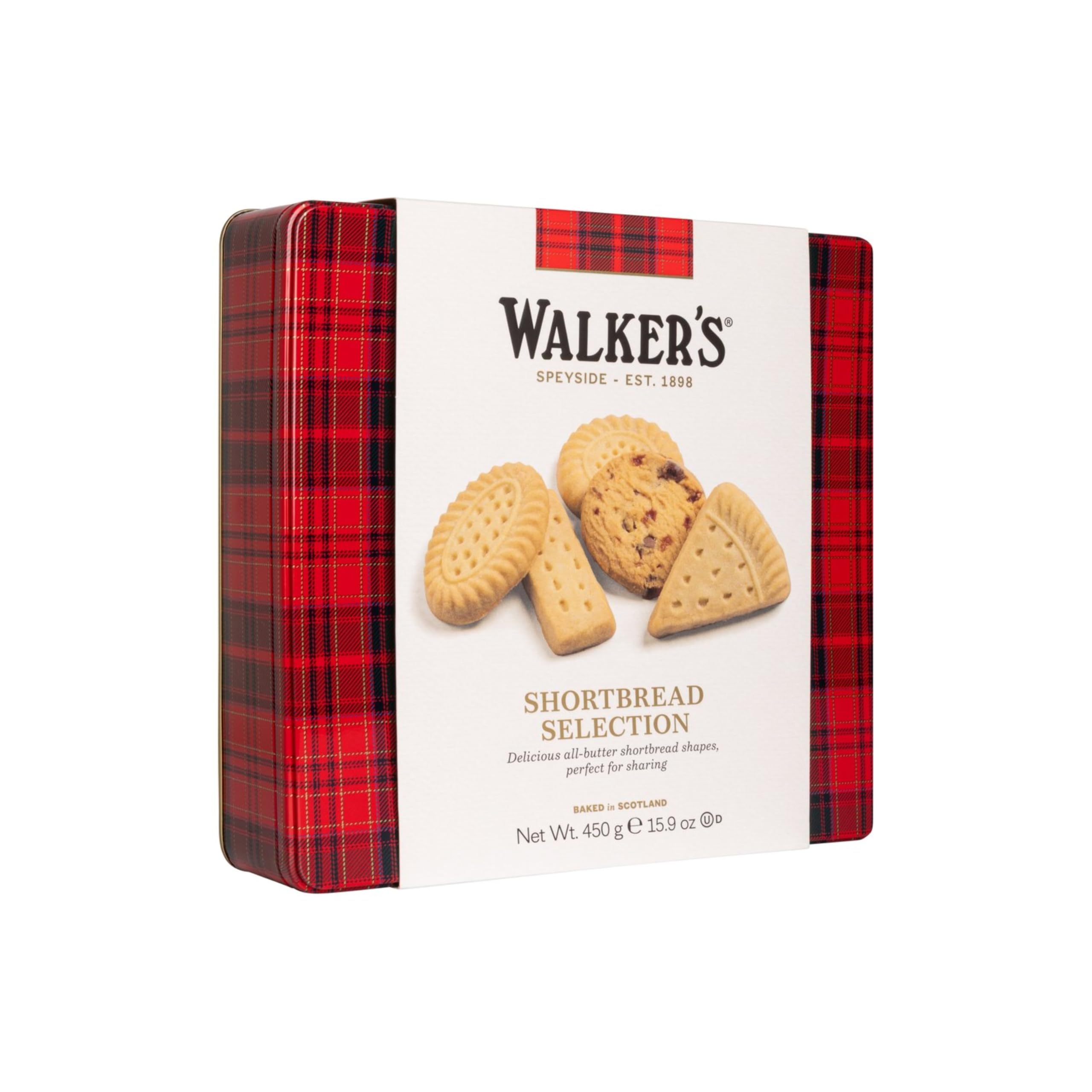 Walker's Shortbread Square Shortbread Assortment Tin, Traditional Pure Butter 1