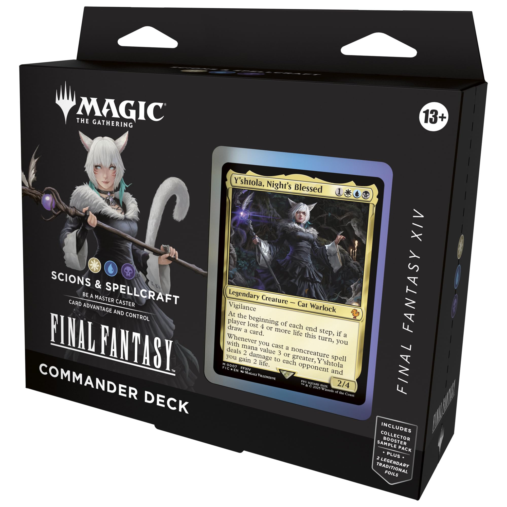 Magic: The Gathering - FINAL FANTASY XIV Commander Deck - Scions & Spellcraft | 100 Cards, Adult 1