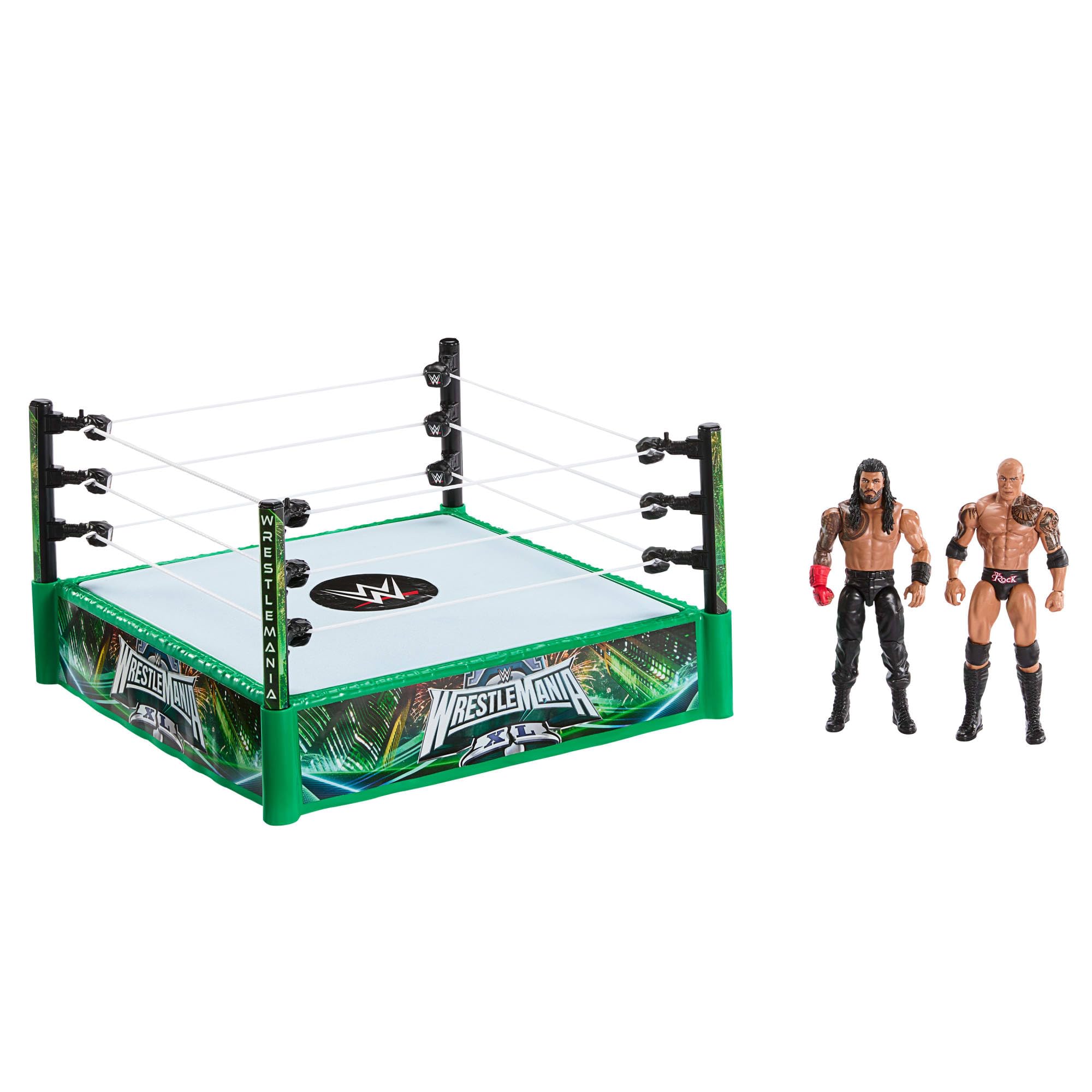 Mattel WWE Bloodline Rules Playset with Ring & 2 Action Figures - 6 Inch Scale