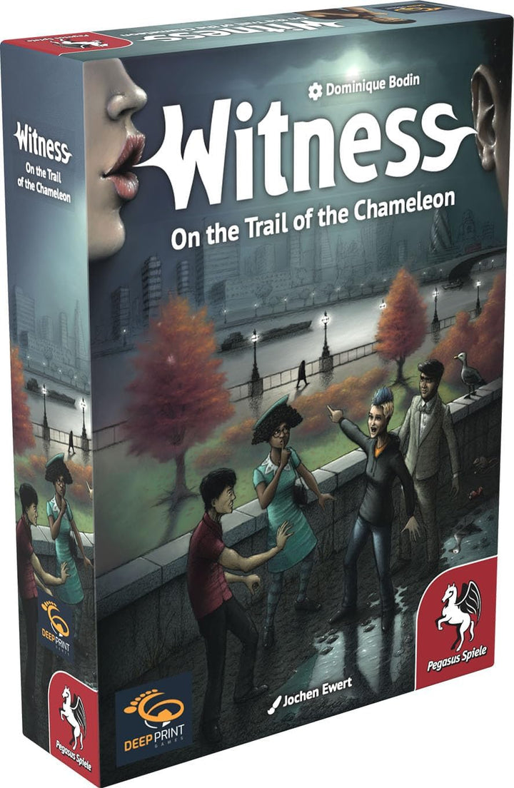 Pegasus Spiele Witness - On the Trail of The Chameleon Board Game (57817E)