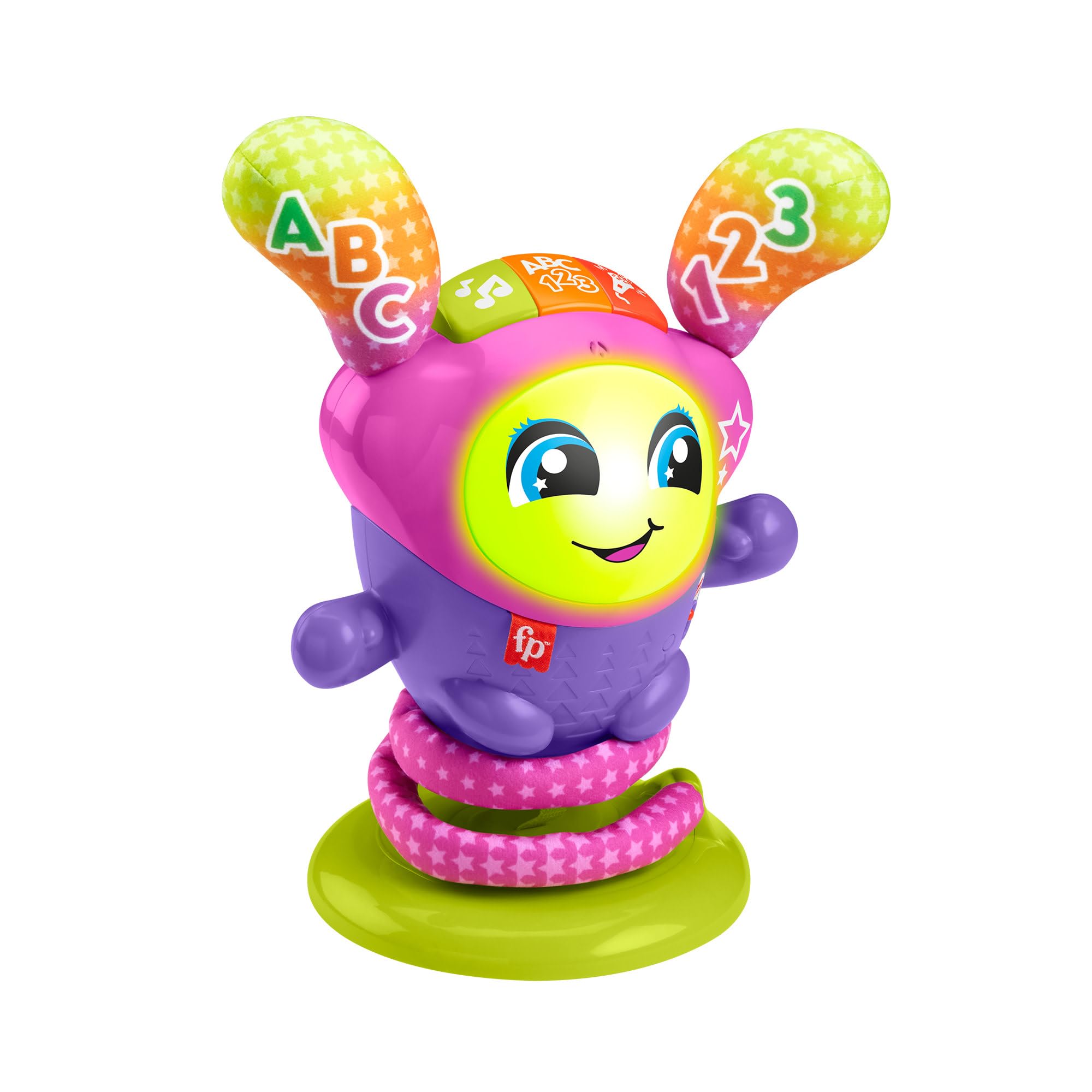 Fisher-Price DJ Bouncin’ Star - Interactive Lights & Sounds Toy for Ages 9-36 Months