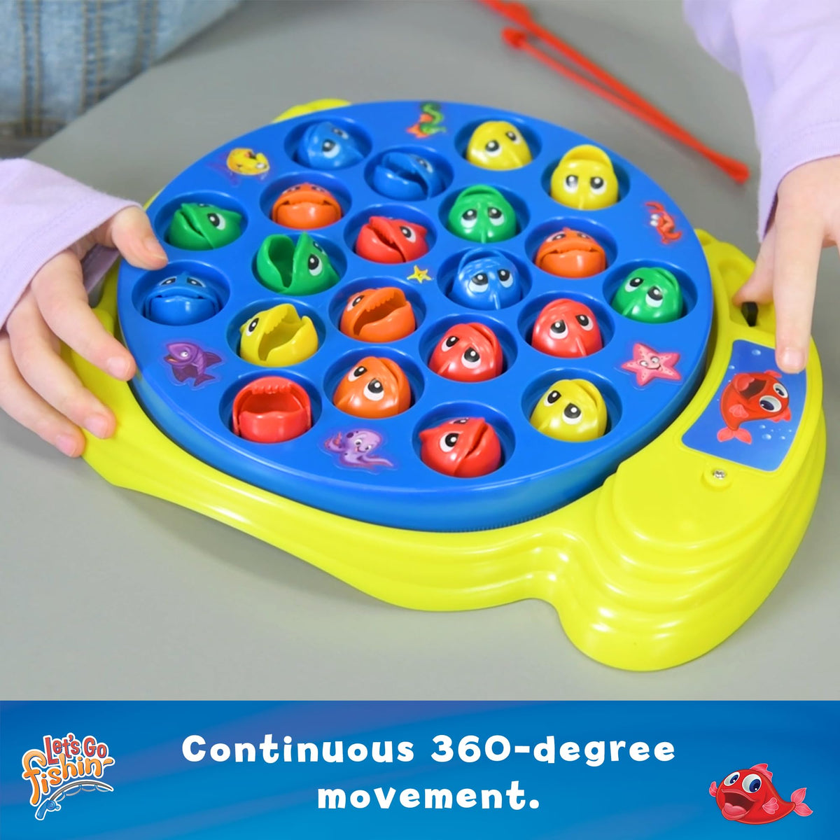 Goliath Let's Go Fishin' Classic Edition Board Game - For 1-4 Players, Ages 3+ 4