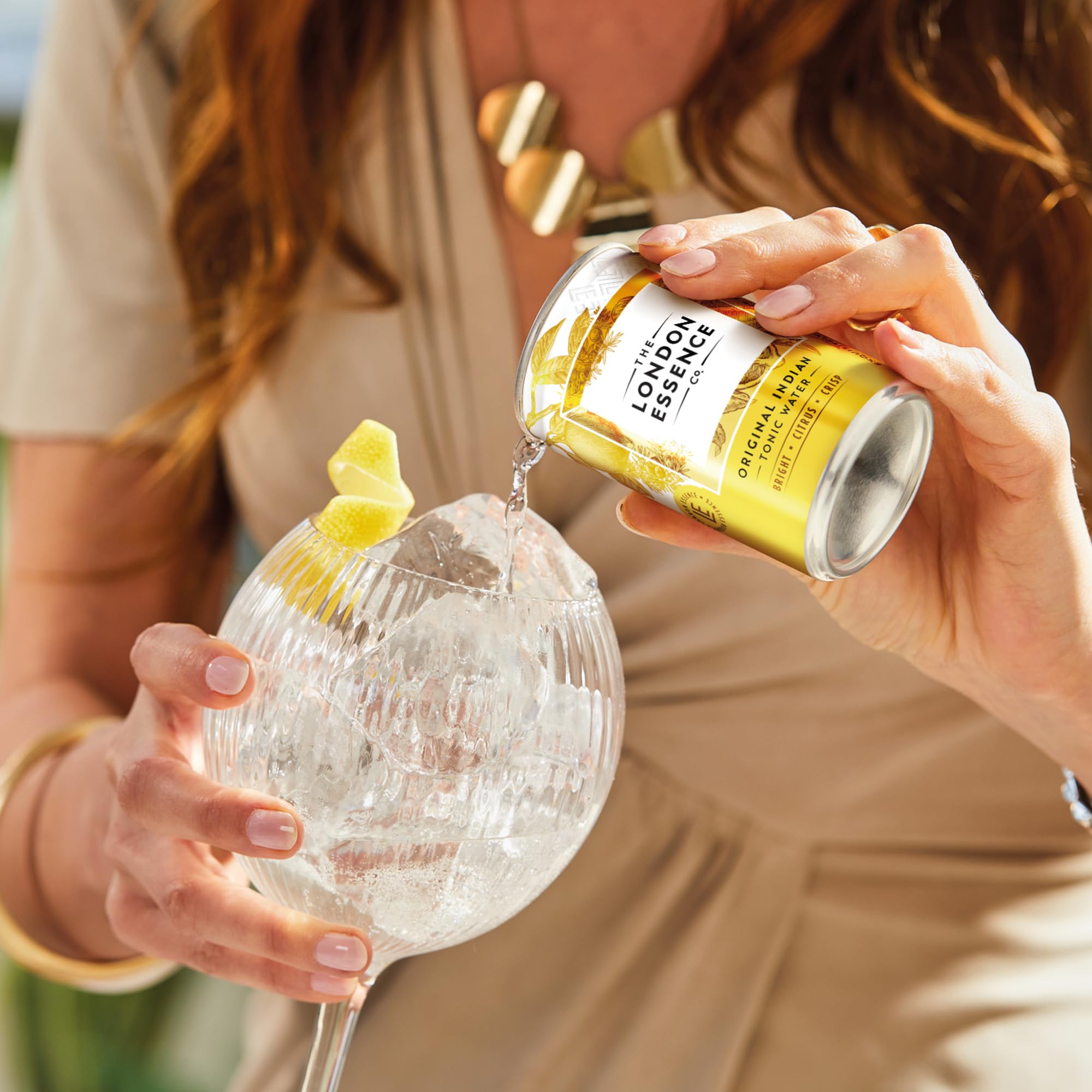 The London Essence Co. Original Indian Tonic - Premium Cocktail Mixer, 150ml 3