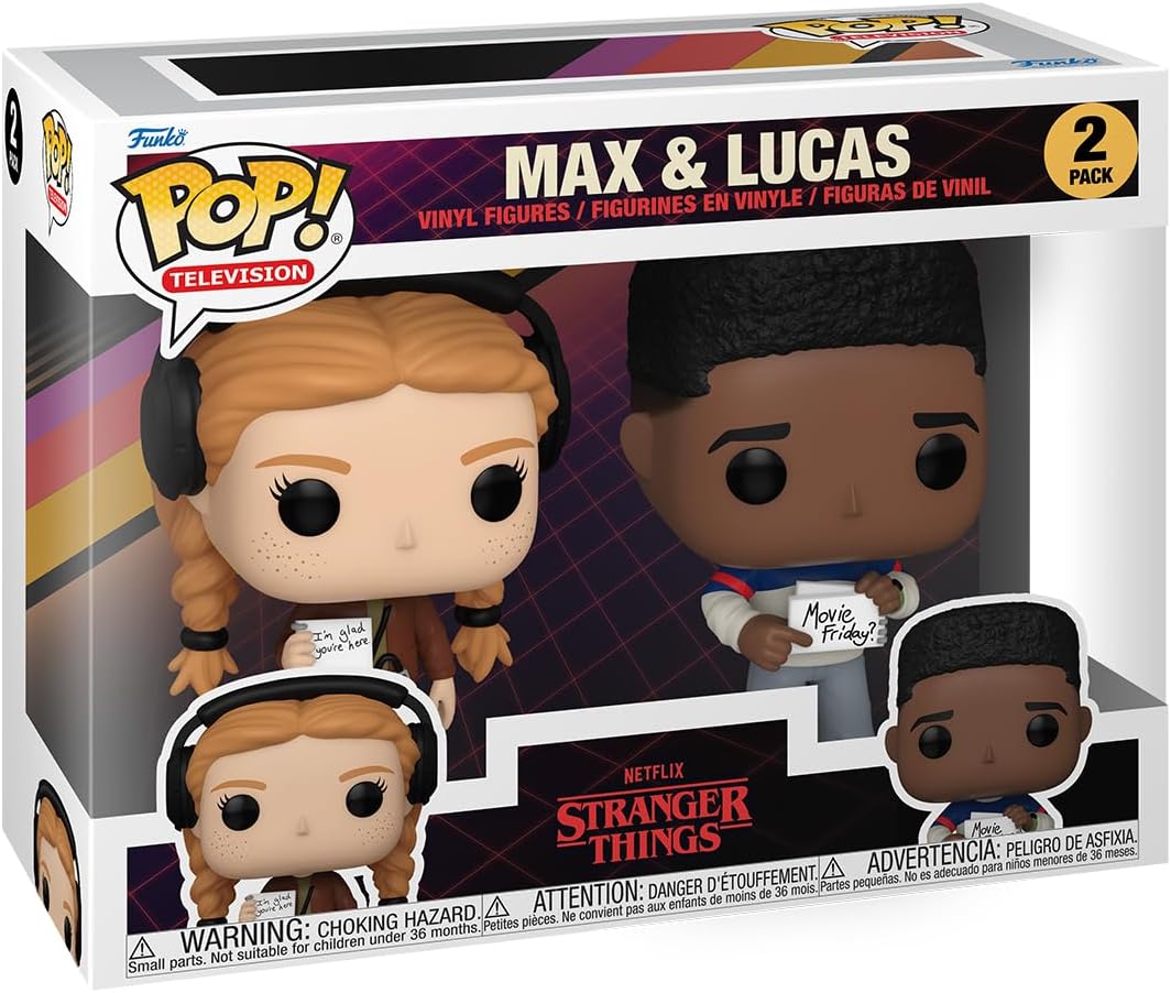 Funko Pop! TV: Stranger Things - Max Mayfield & Lucas 2-Pack Vinyl Figures 1