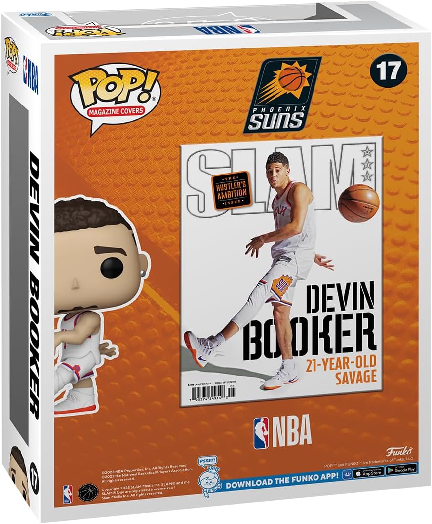 Funko Pop! NBA Cover: Slam – Devin Booker Vinyl Figure (75070)