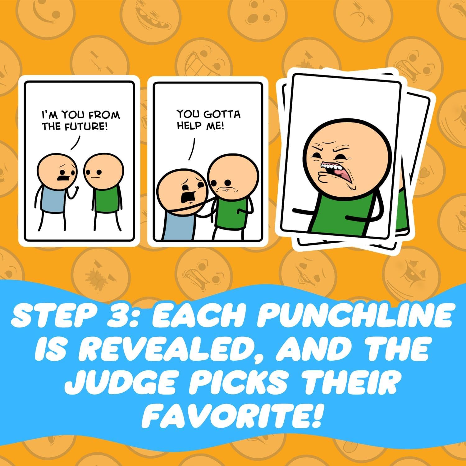 Joking Hazard - Cyanide & Happiness Comic Building Party Game | 3+ Players | 360 Cards 8