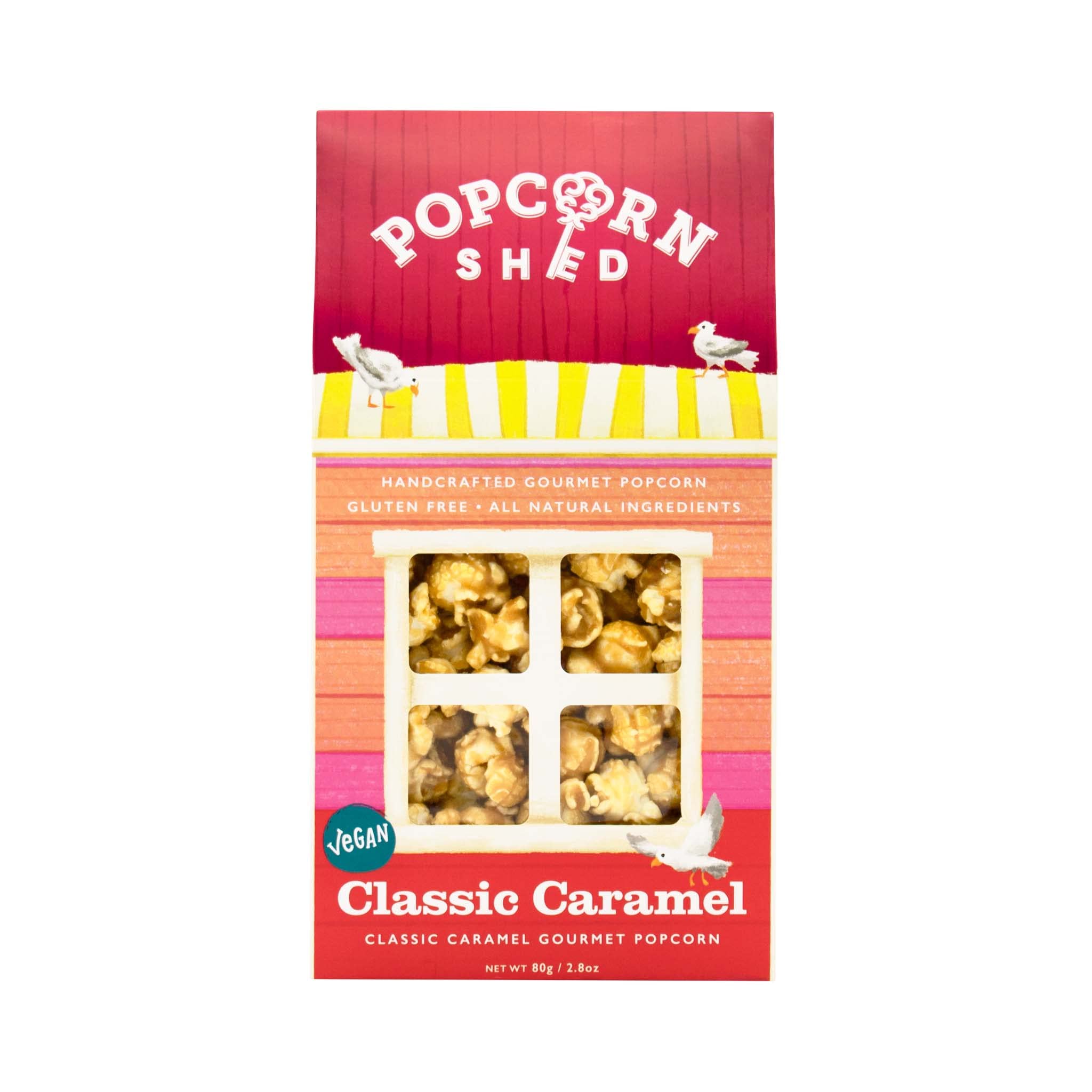 Popcorn Shed Classic Caramel Gourmet Popcorn (1 x 80g) 12