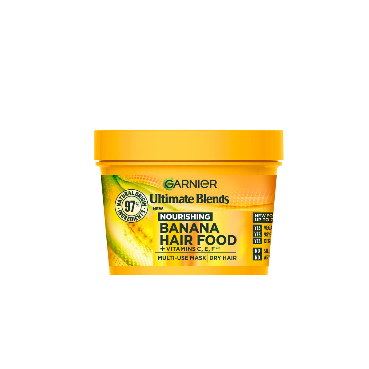 Garnier Hair Food Banana 3-in-1 Hair Treatment Mask - Dry Hair, 400ml