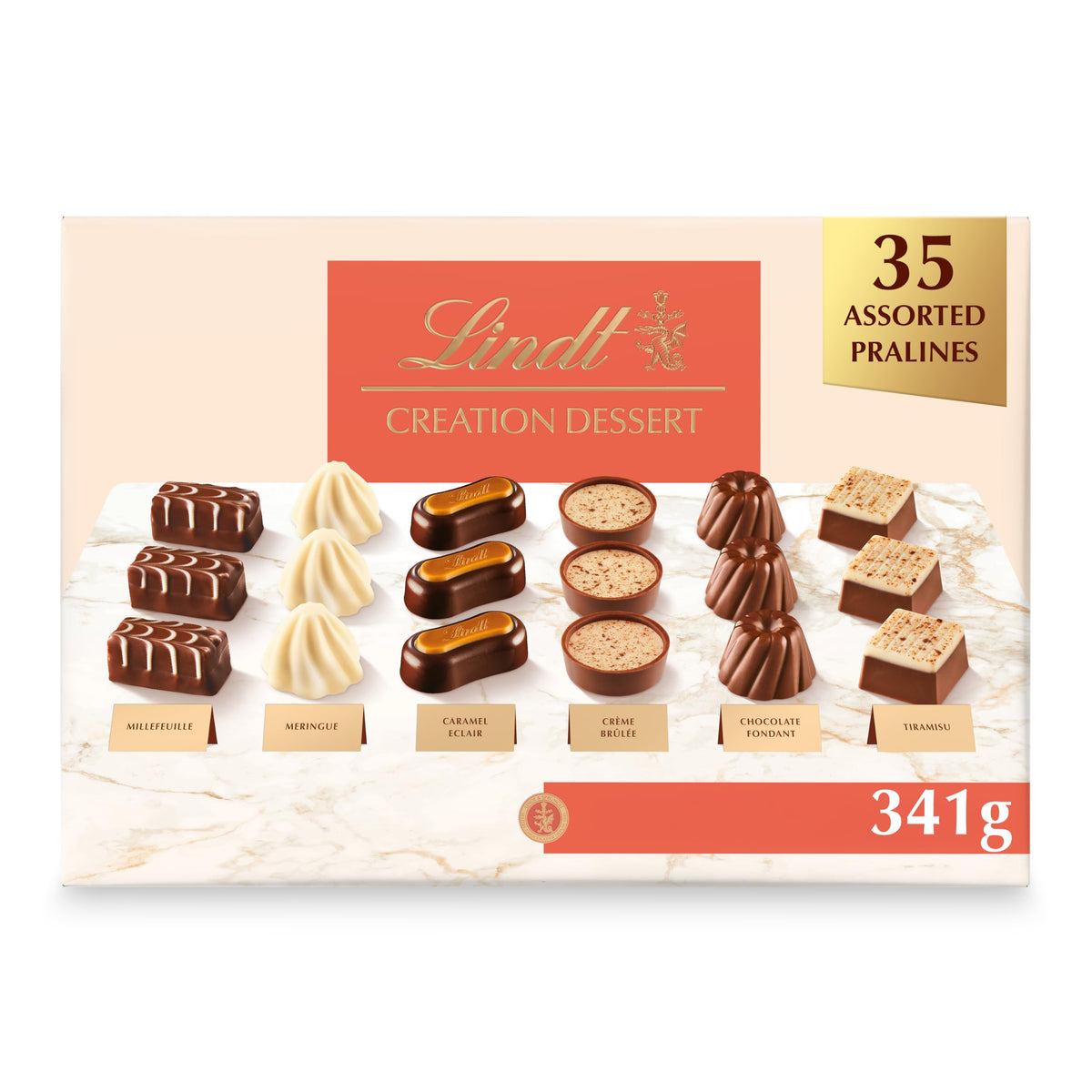 Lindt Creation Dessert Chocolate Box - 40 Assorted, 341 g