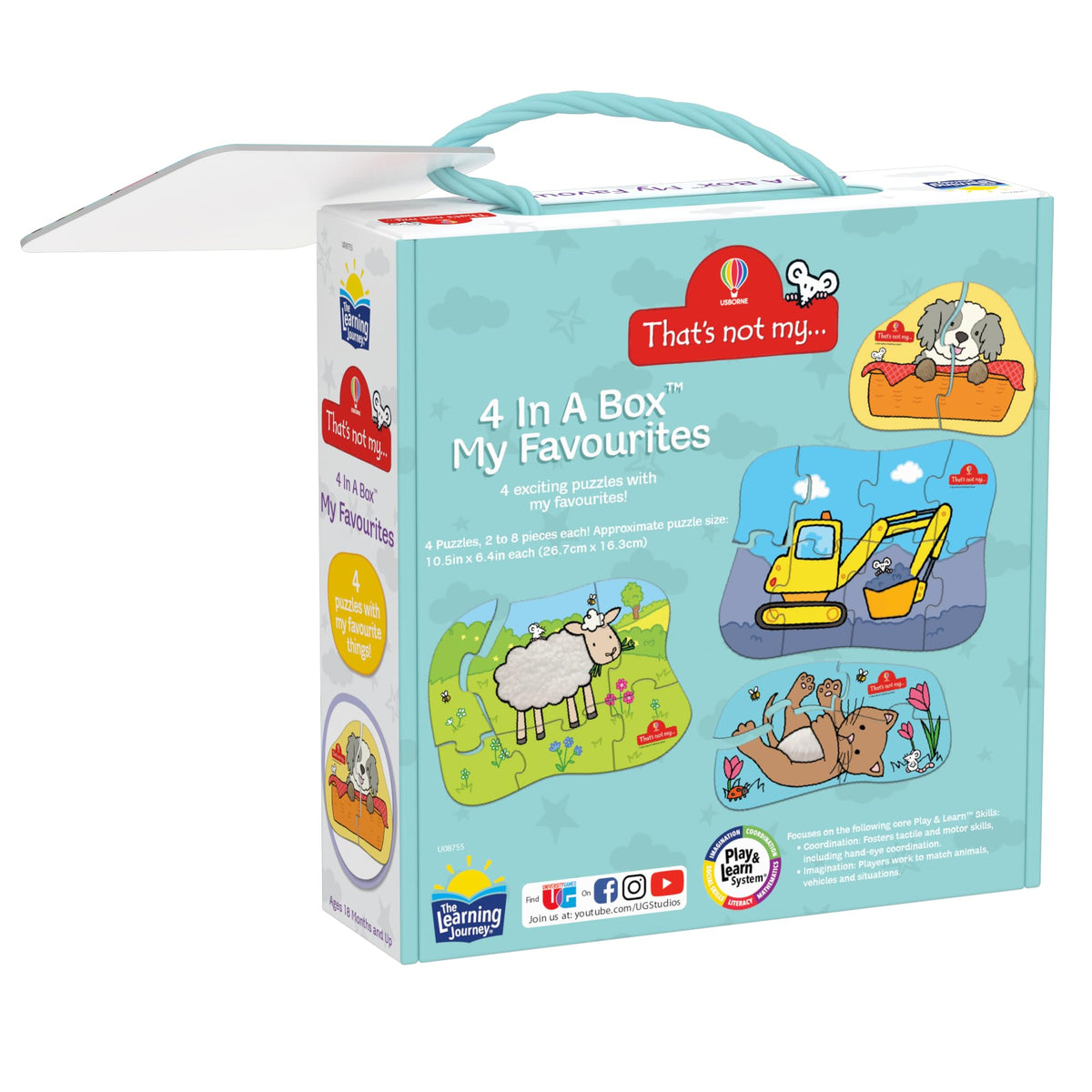 Paul Lamond That's Not My... My Favourite Things 4-in-1 Puzzle Set - 18 Months+