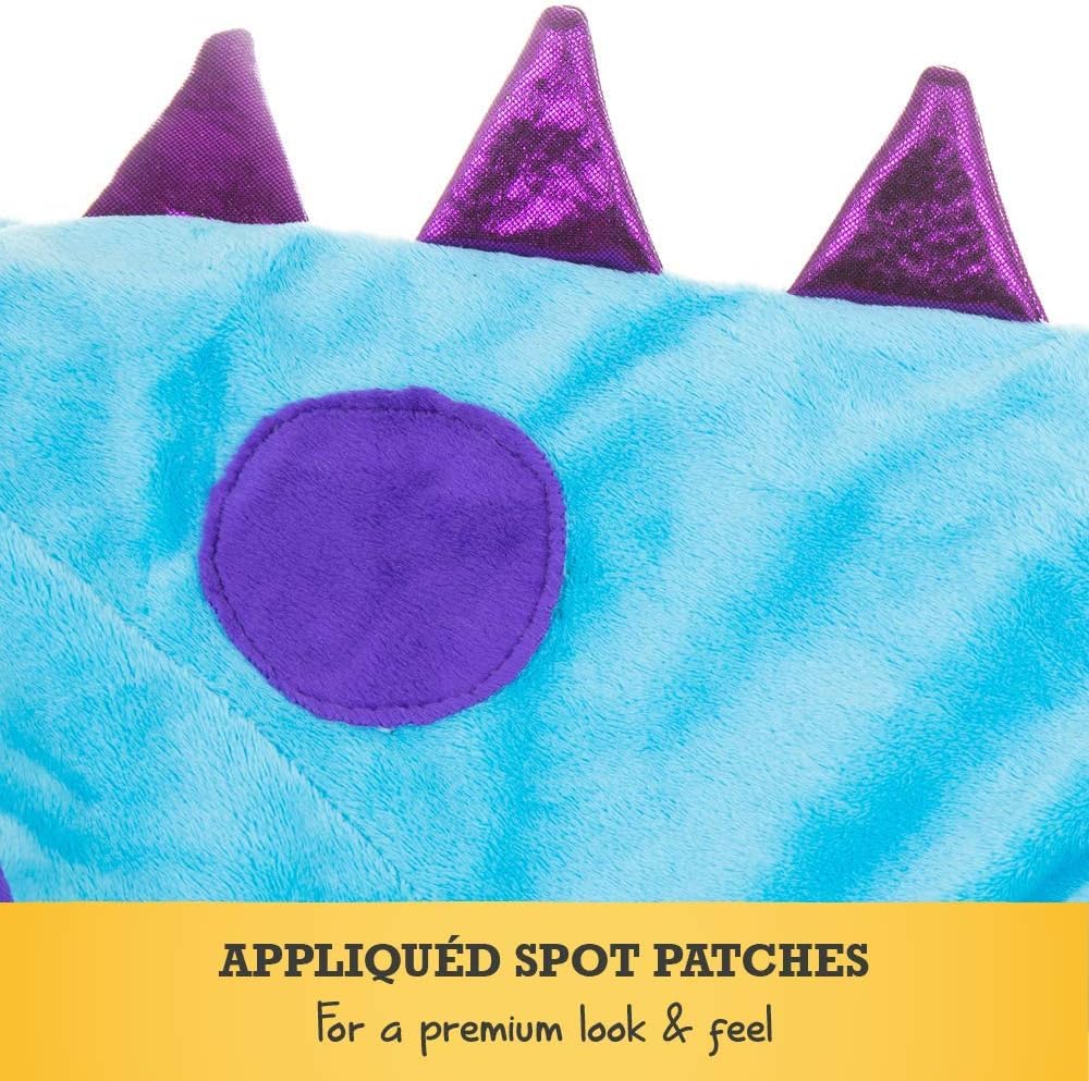 PRETEND TO BEE Dinosaur Monster Onesie - Blue and Purple Fancy Dress Costume for Kids 14