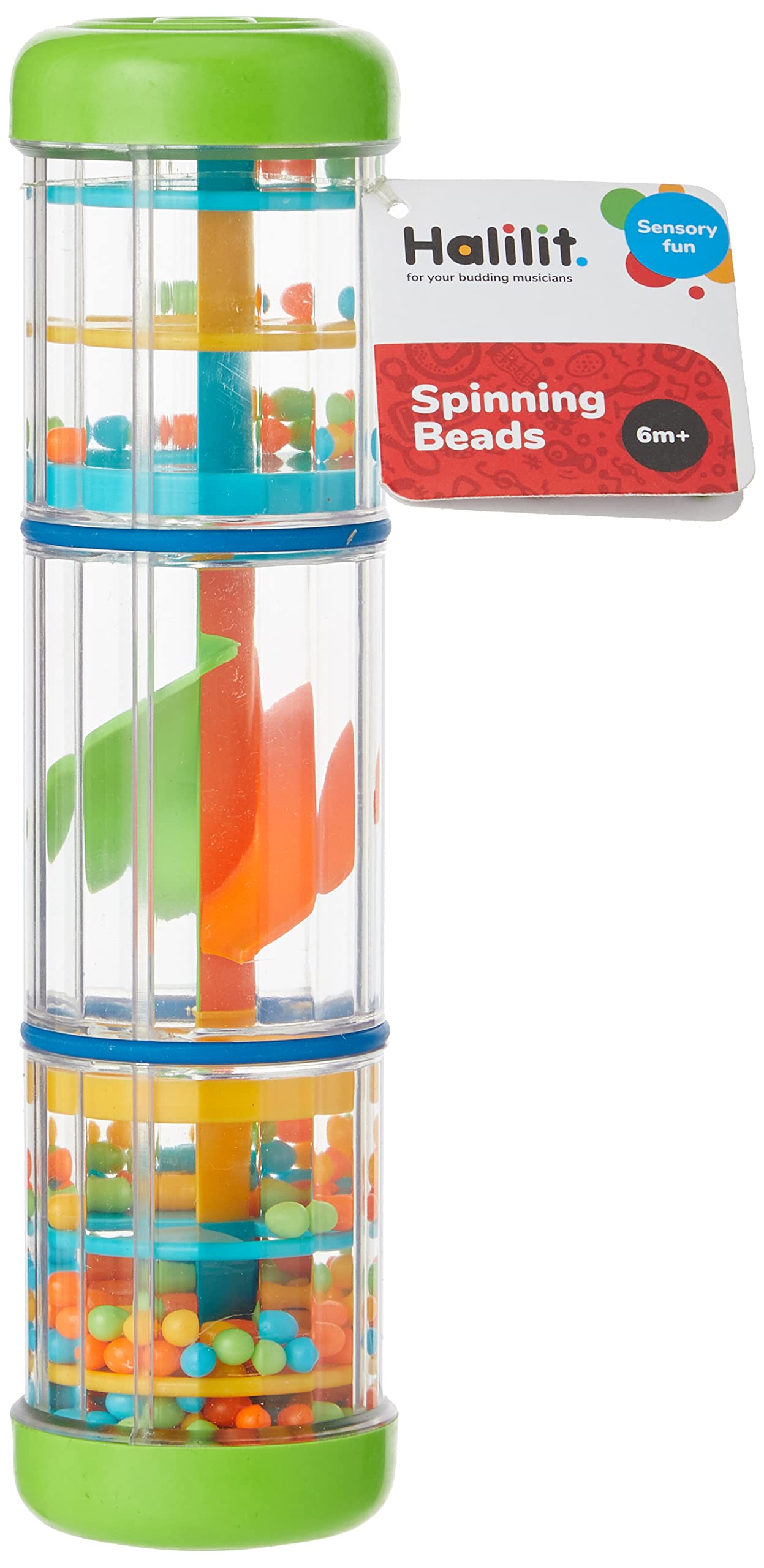 Halilit Rainbospinner Musical Instrument - Creates Rain Sounds, Visual Effects, Suitable from 6 Months
