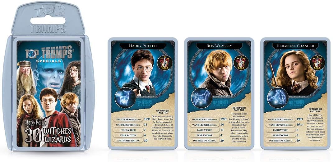 Top Trumps Harry Potter 30 Witches and Wizards Specials Card Game