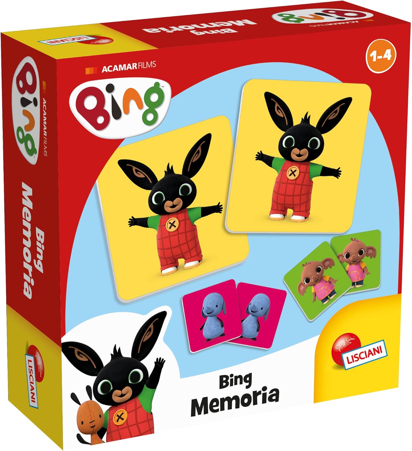 Lisciani Bing Memory Matching Card Game for Kids 1