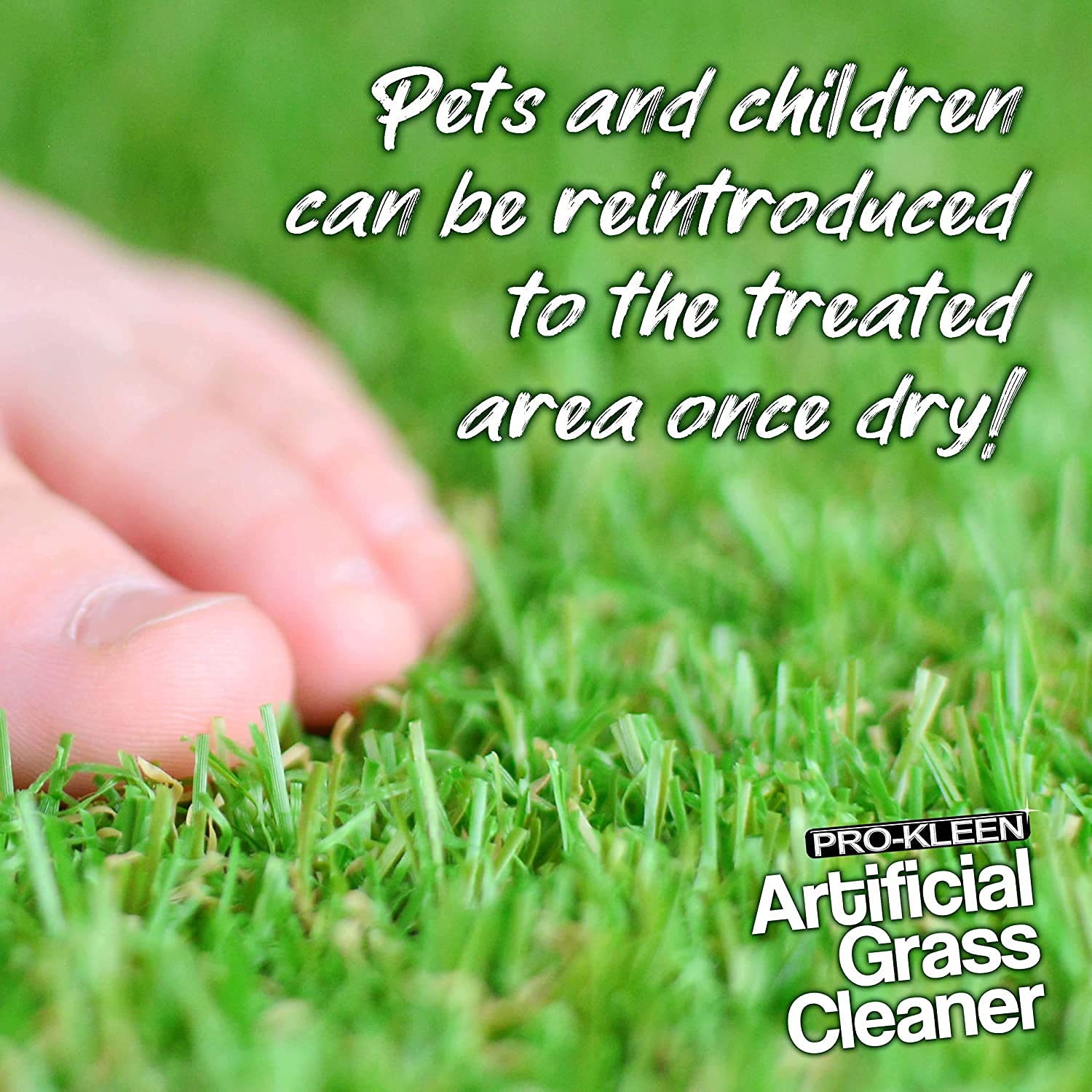 Pro-Kleen Artificial Grass Cleaner for Dogs - 3-in-1 Formula, 1L Bottle, Floral Scent