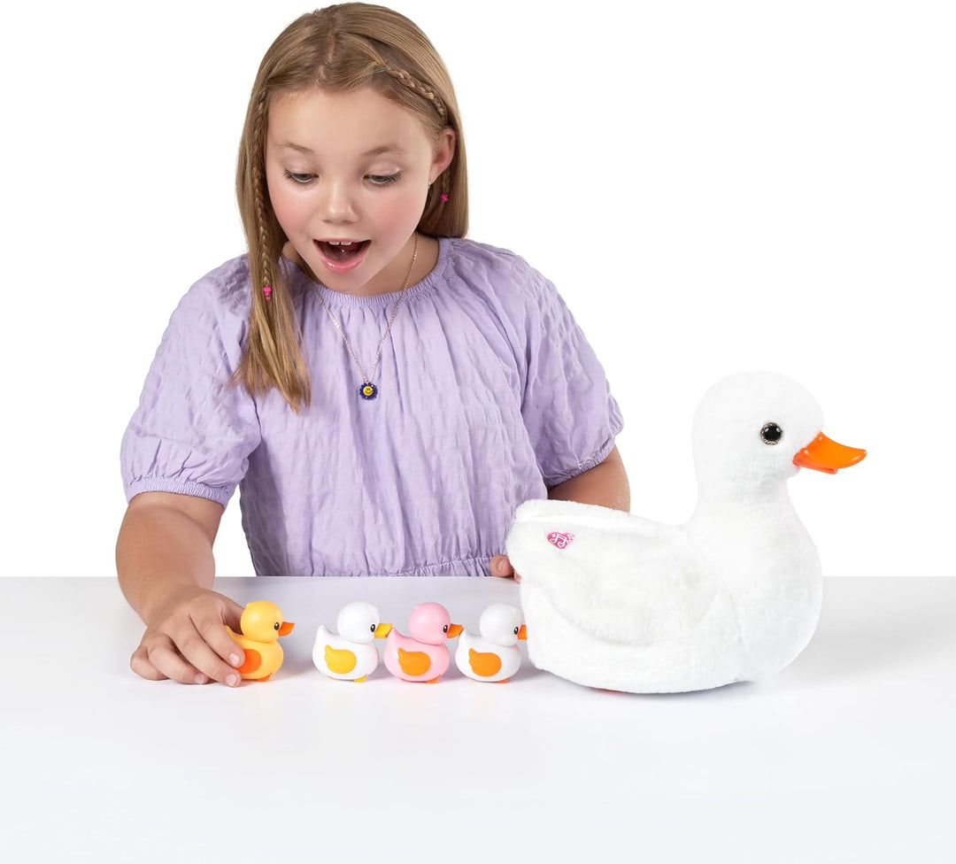 Pets Alive Mama & Baby Surprise - Electronic Duck Playset with Sounds & Waddling Motion