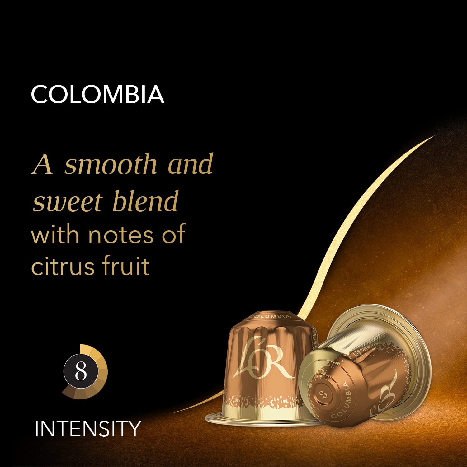 L'OR Espresso Colombia Coffee Pods - Intensity 8, Citrus Notes, 40 Count 2