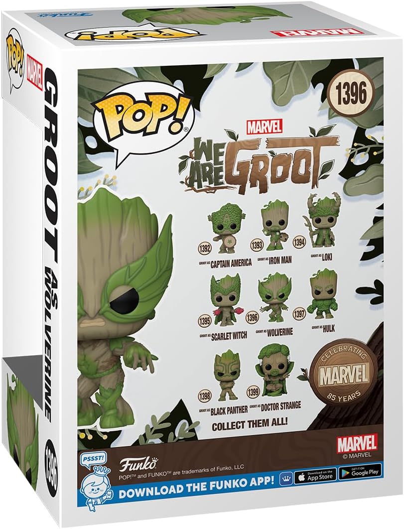 Funko Pop! Marvel We Are Groot - Wolverine Vinyl Figure (G)