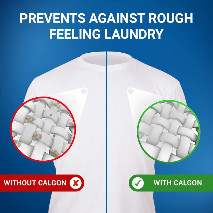 Calgon - 4-in-1 Washing Machine Cleaner and Water Softener Tablets, 45 Tablets