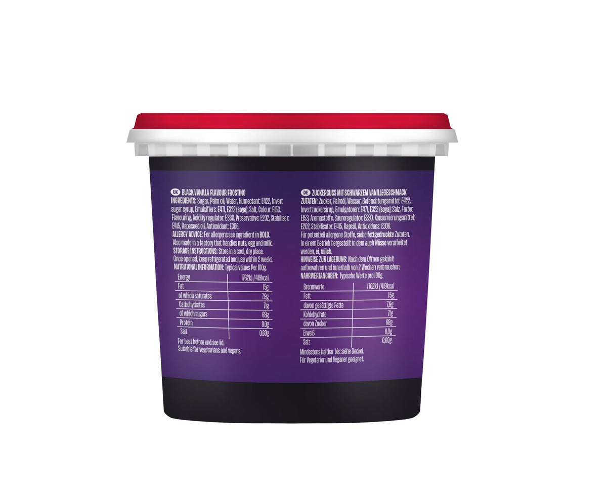Renshaw Black Coloured Soft Icing - 400 g