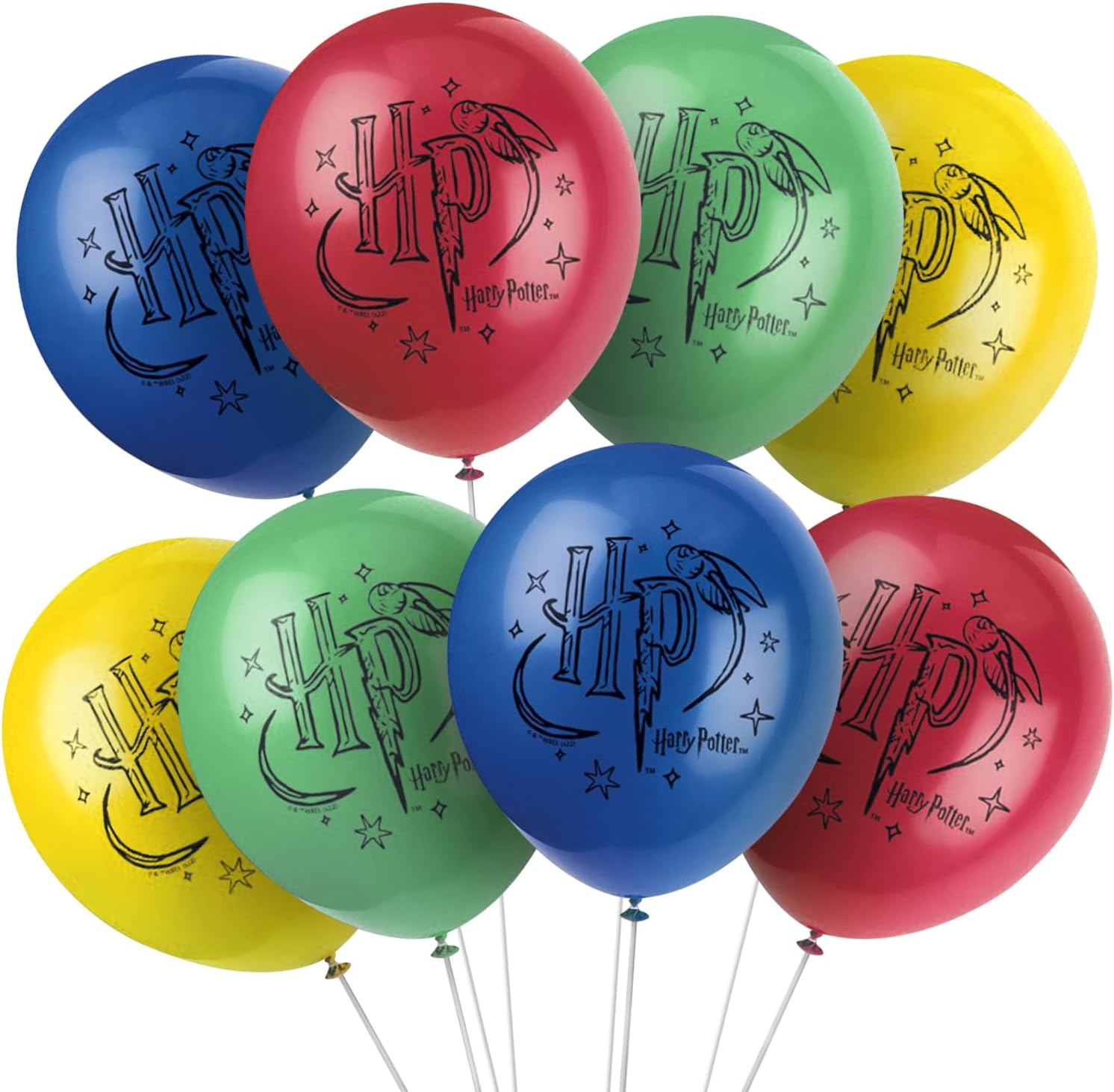 Unique Harry Potter Latex Balloons - Party Decorations Pack of 8 1