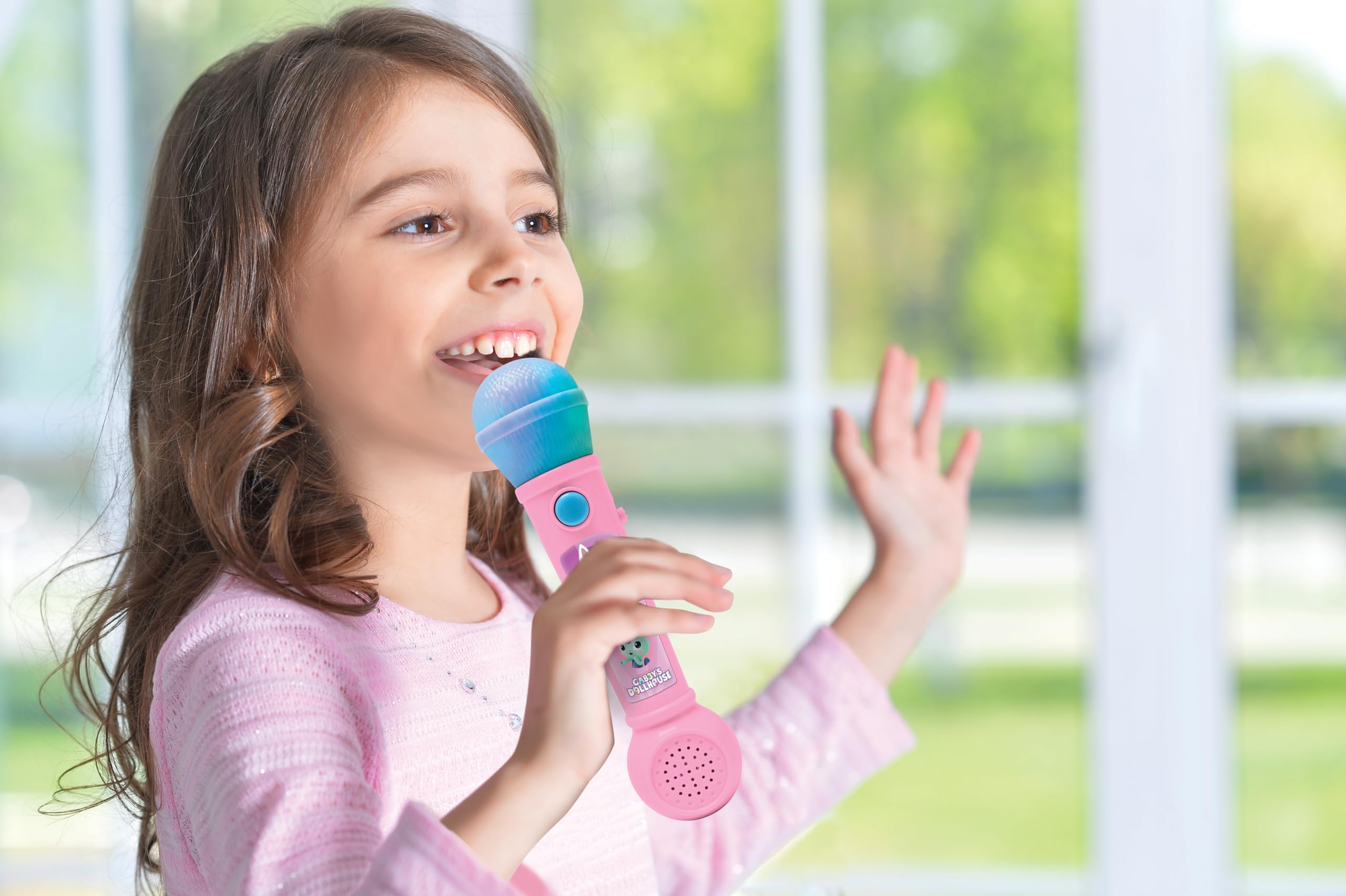 Lexibook Gabby's Dollhouse Lighting Microphone - Musical Toy with Lights & Sounds for Kids 5