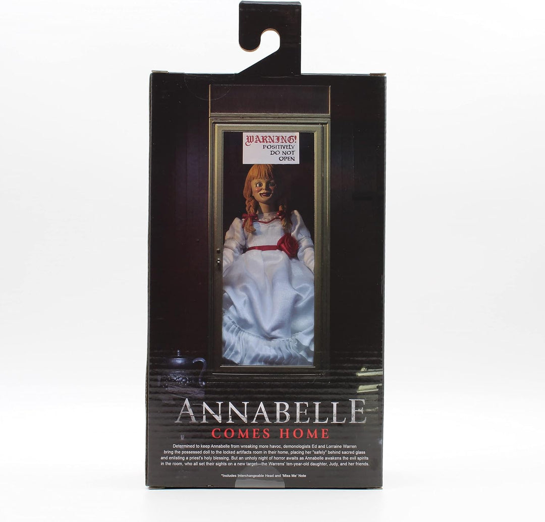 NECA The Conjuring Universe Annabelle 8" Clothed Action Figure - Poseable Horror Collectible for Ages 12+