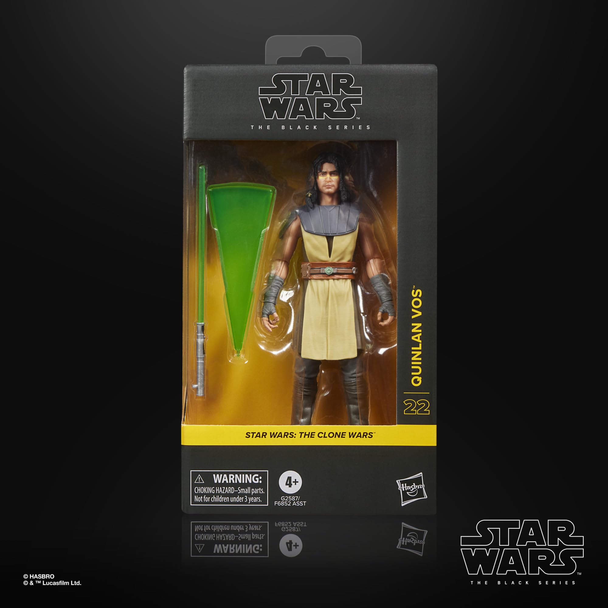 Star Wars The Black Series Quinlan Vos Action Figure - 6 Inch Scale | The Clone Wars Collectible 2