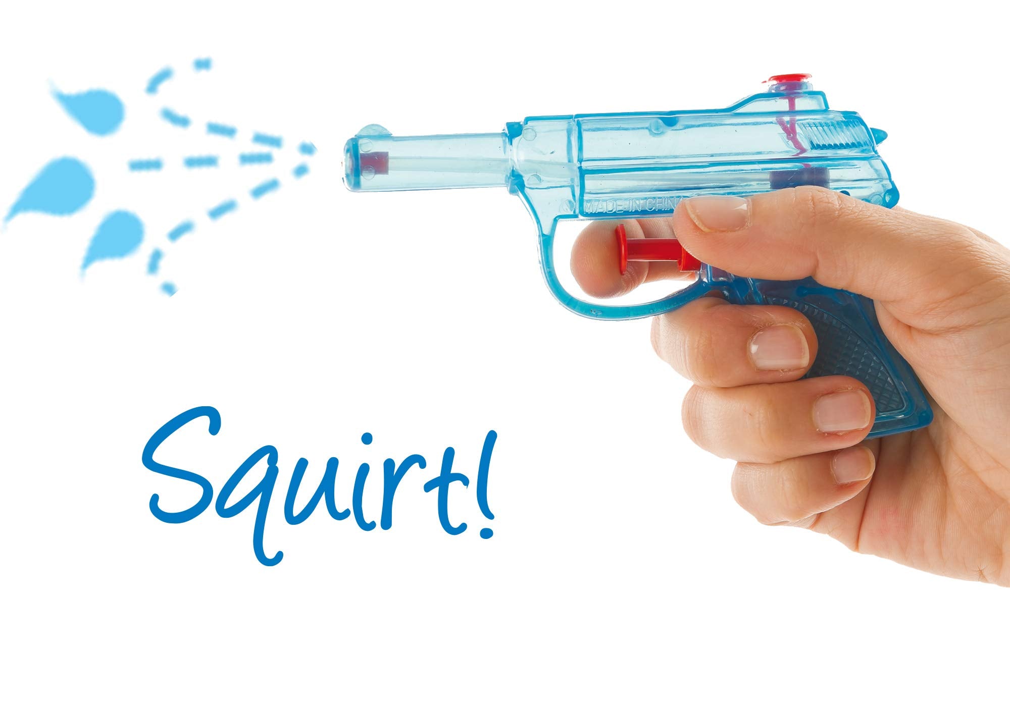 Baker Ross Water Pistols Value Pack - 8 Assorted Designs, 7.5cm-11.5cm | Ages 3+ 4