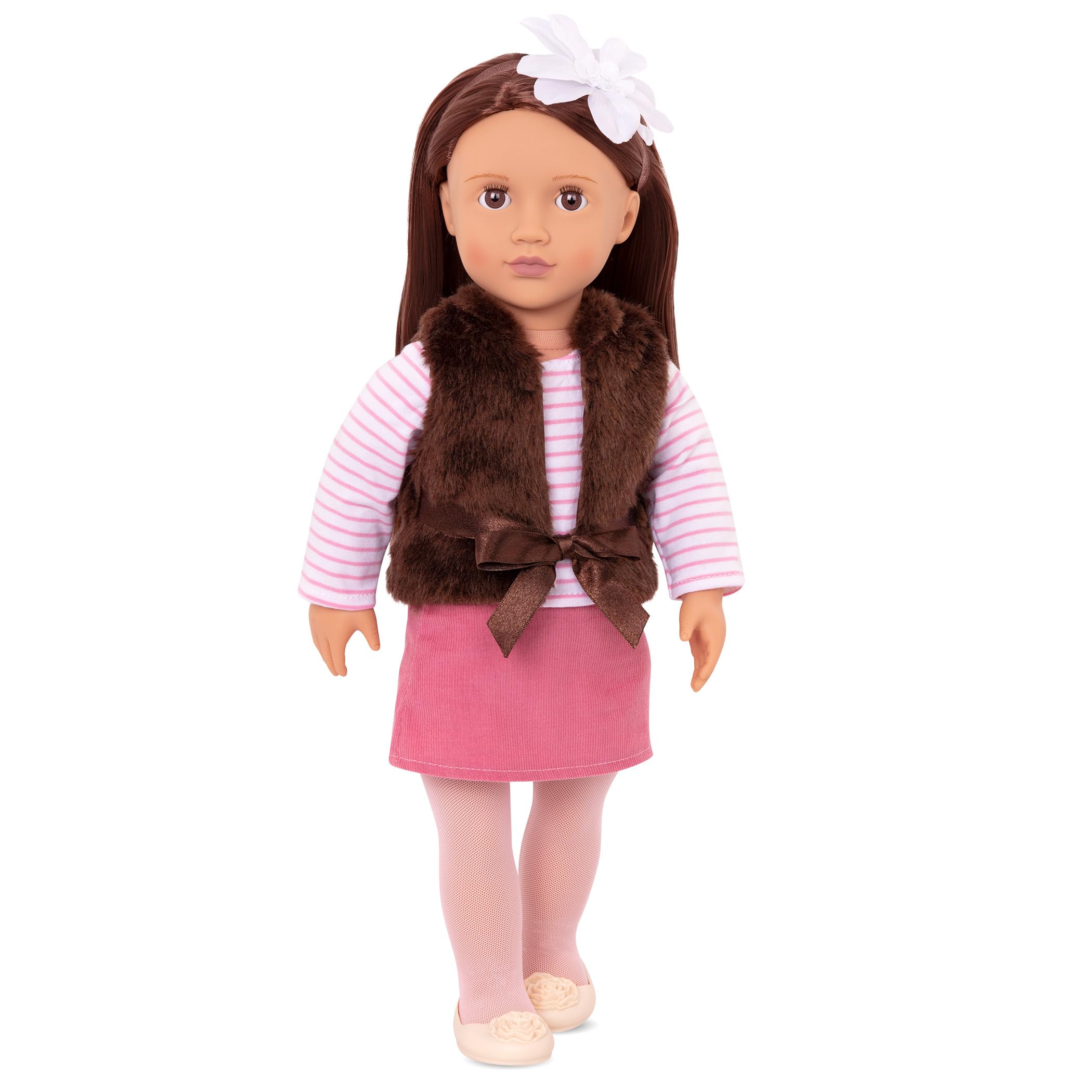 Our Generation Sienna Doll - 18 Inch Doll for 3+ Year Old Girls with Fashionable Outfit & Accessories 11