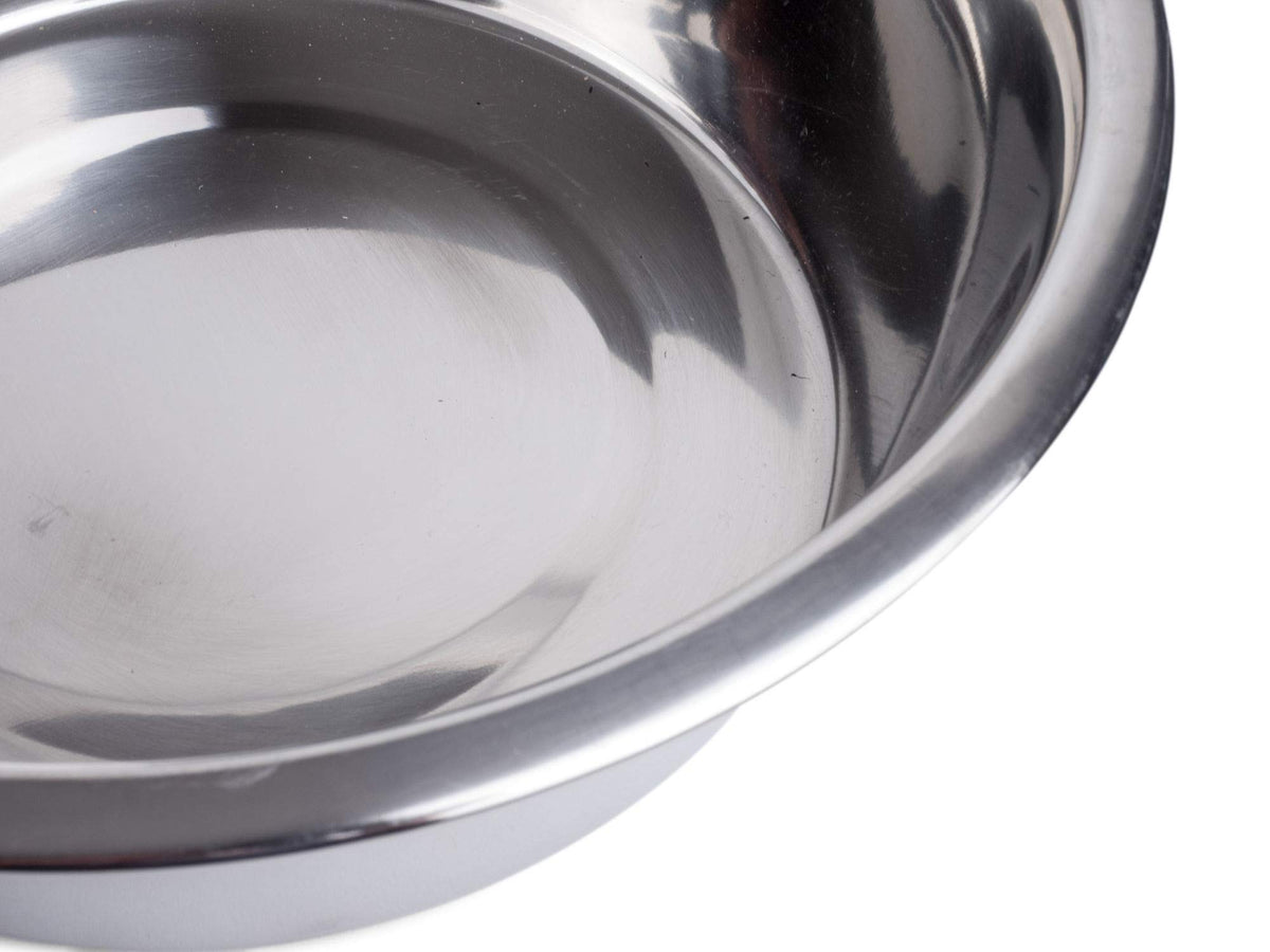 Petface Stainless Steel Dish Bowl - Large, Silver