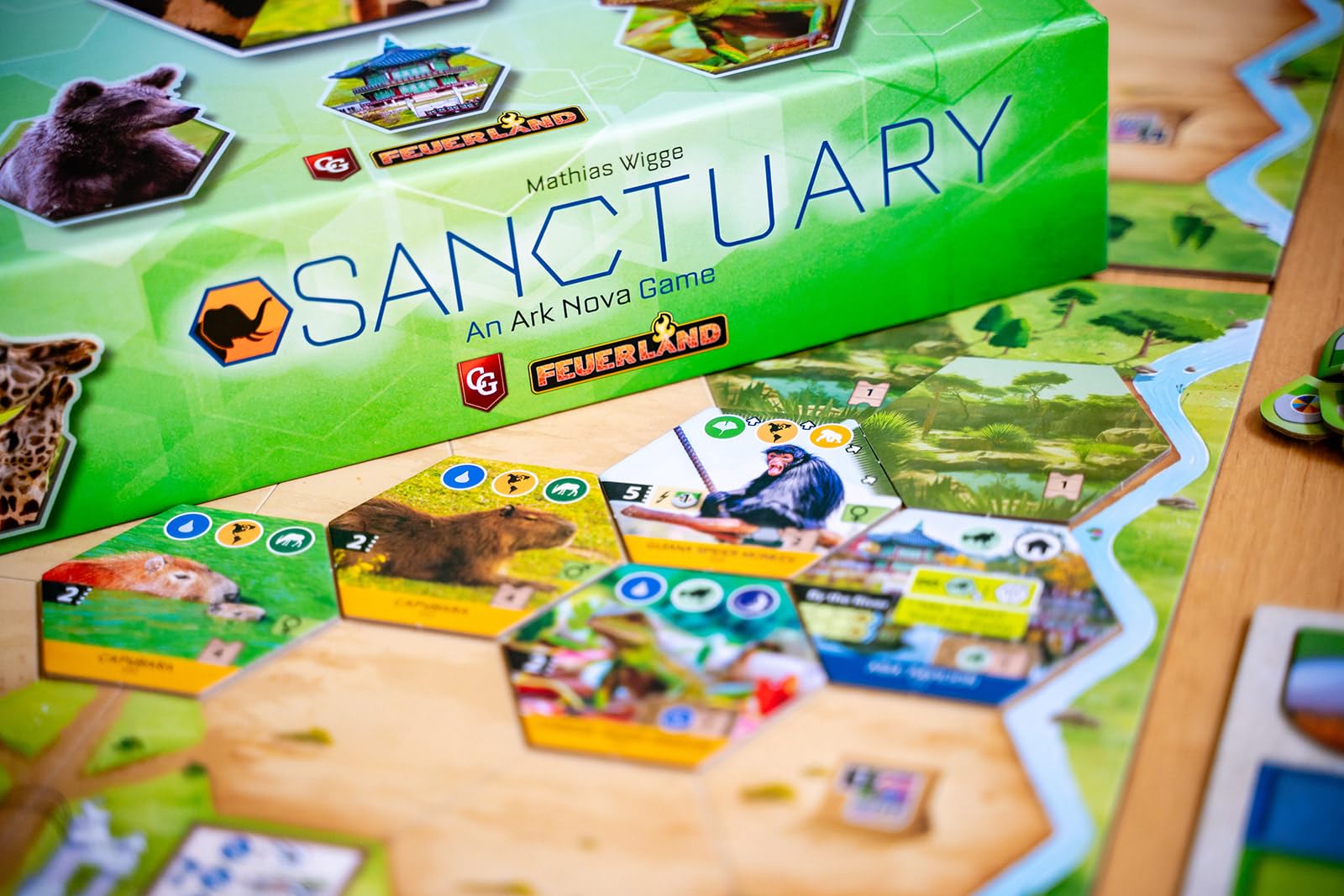 Capstone Games Sanctuary Board Game | 1-5 Players | Ages 12+ | Standard Edition 9