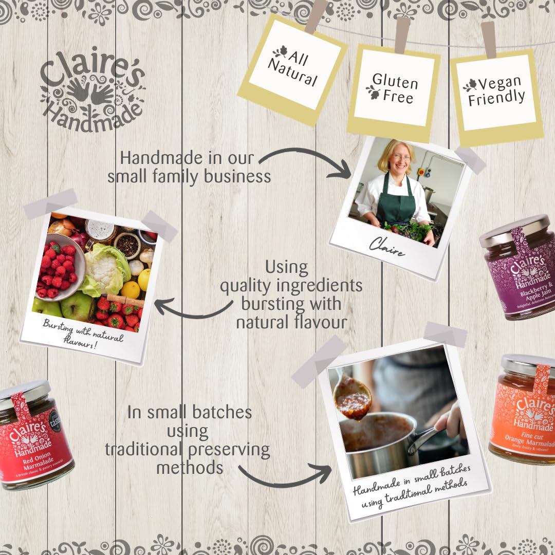 Claire's Handmade Thick Cut Cumberland Marmalade - Bitter Orange & Dark Brown Sugar | 227g 9