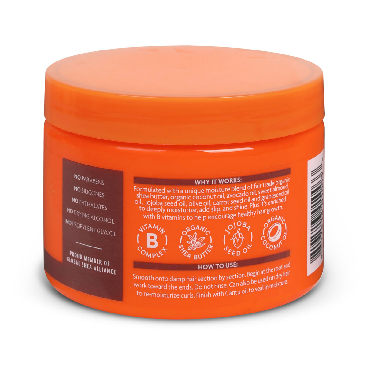 Cantu Shea Butter Coconut Curling Cream - Curl Enhancing, Moisturizing, Frizz Control | 340g